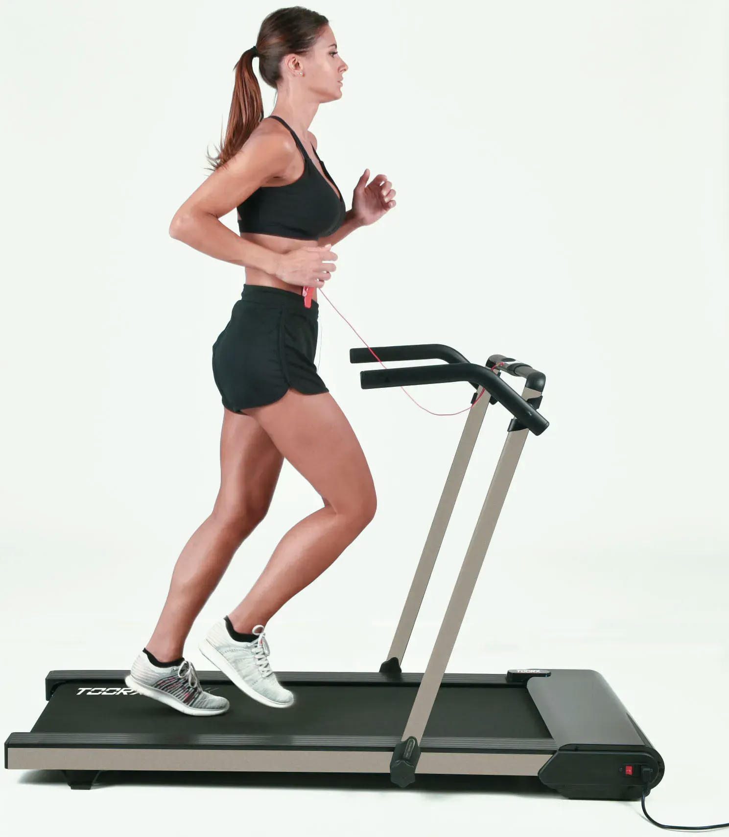 Бігова доріжка Toorx Treadmill City Compact Pearl White (CITY-COMPACT-W)фото12