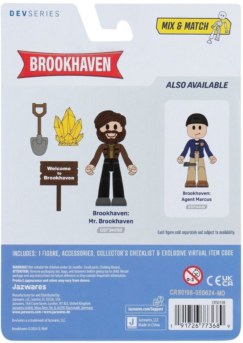 Ігрова колекційна фігурка DevSeries Core Figures Brookhaven: Mr. Brookhaven (CRS0198)фото5