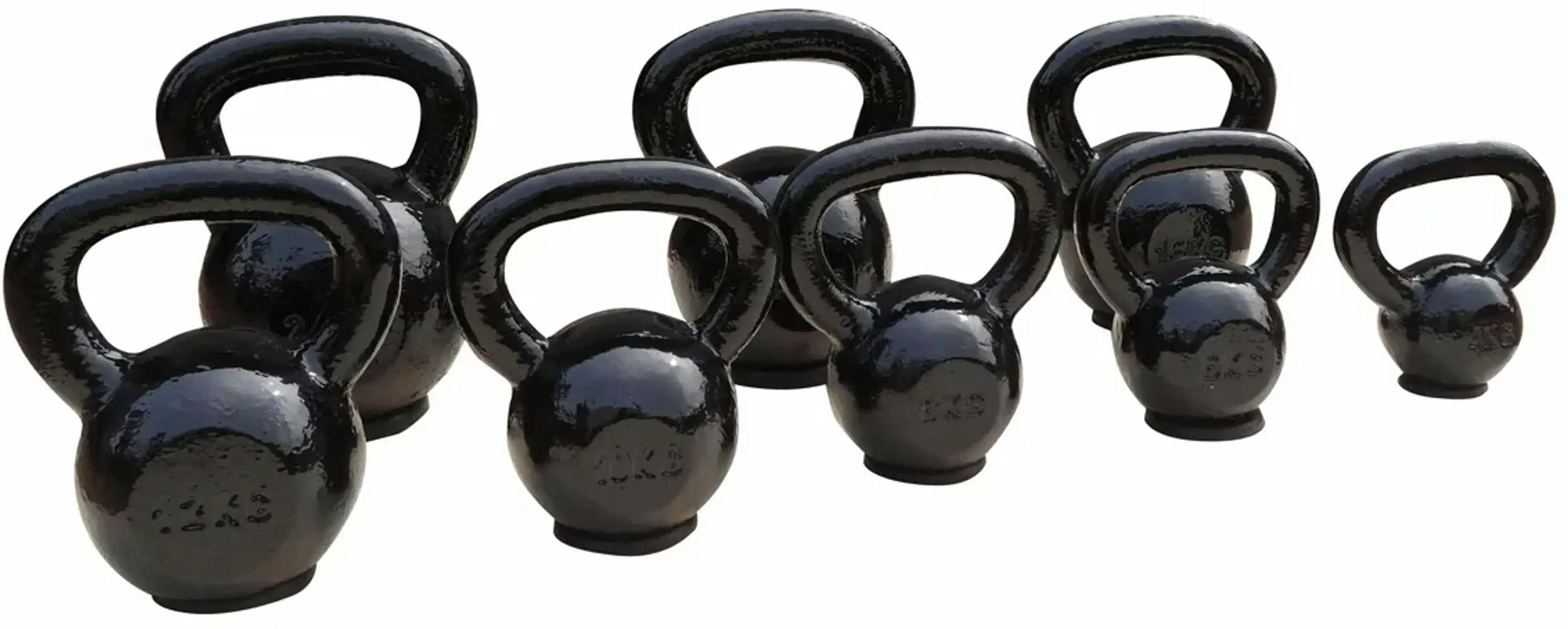 Гиря чавунна Toorx 10кг з гумовою підставкою Black (KGV-10)фото2