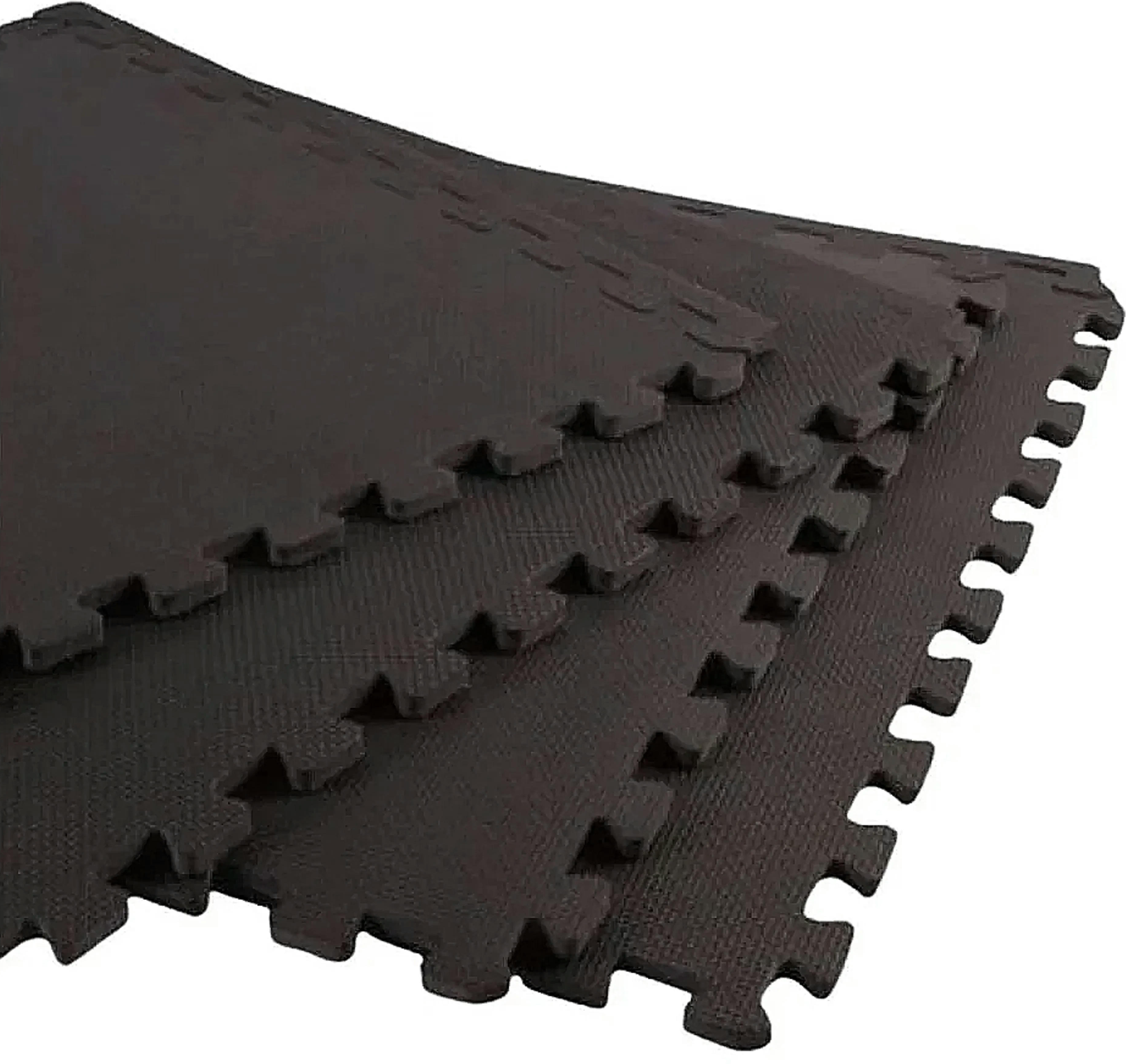 Килимок пазл Toorx Interlocking 4 елементи 61х61х1,2см Antracite (MAT-60)фото3