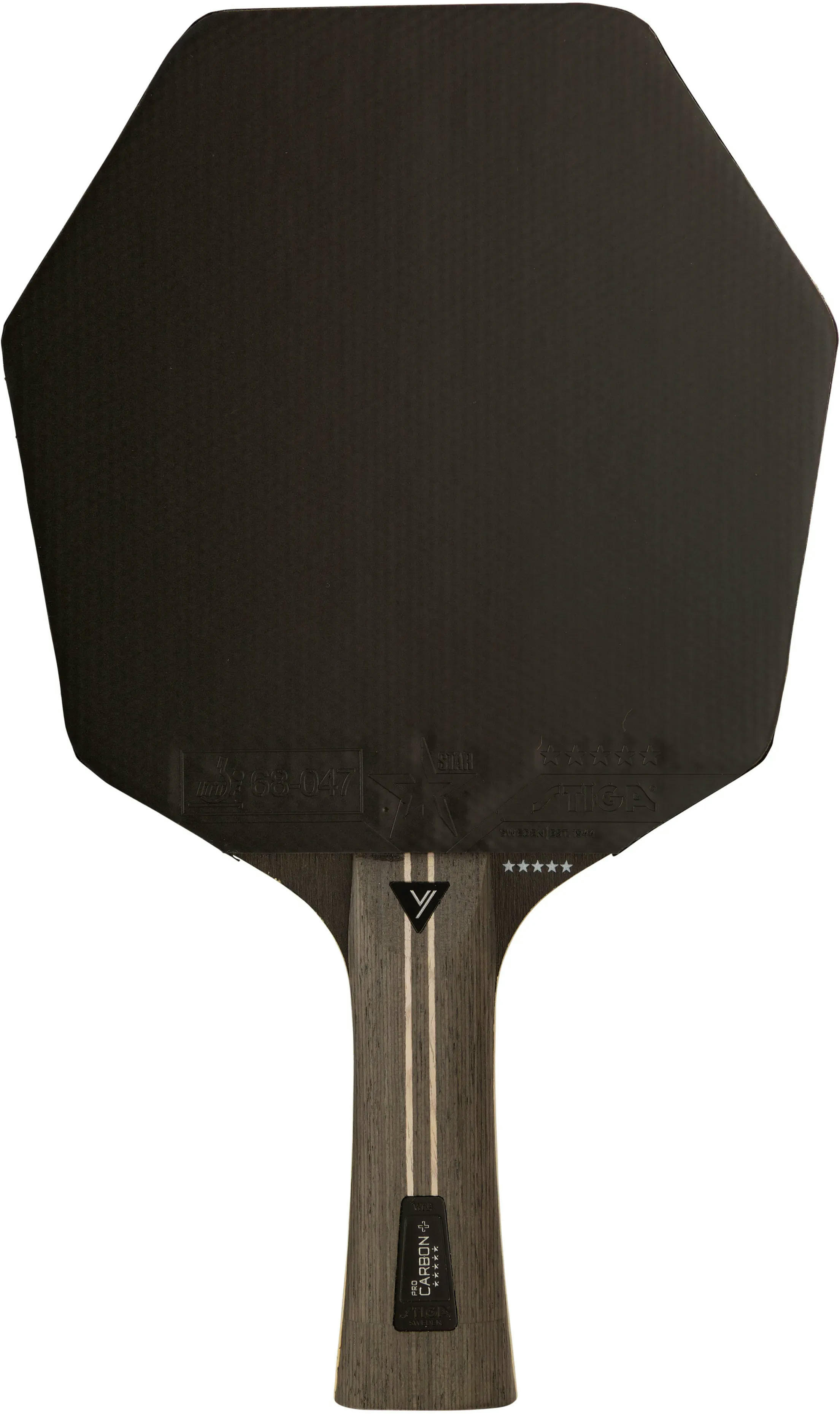 Ракетка для настільного тенісу Stiga Pro Carbon Plus Cybershape 5 Star FL (1215-0401-35)фото
