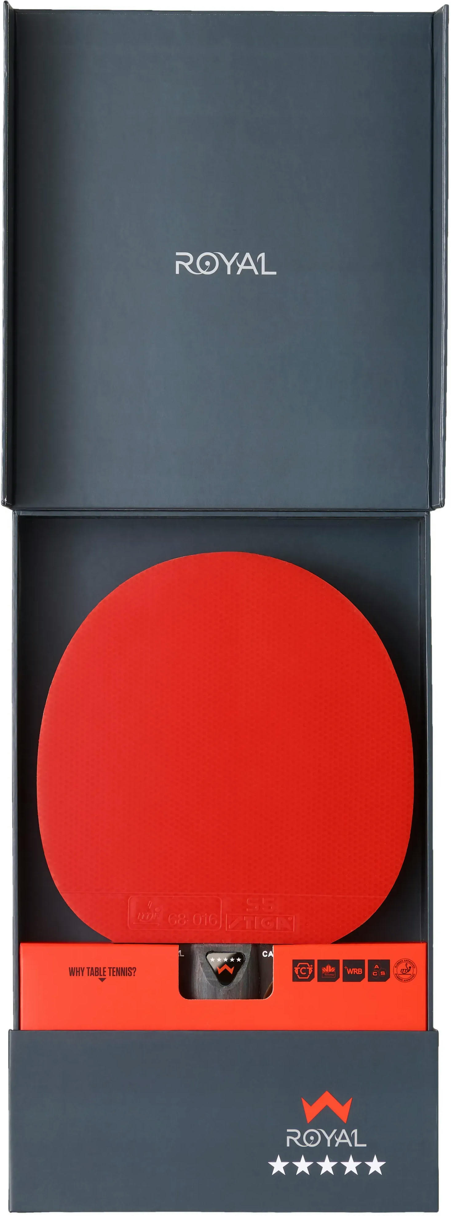 Ракетка для настільного тенісу Stiga Royal Carbon 5 Star FL (1215-2818-01)фото4