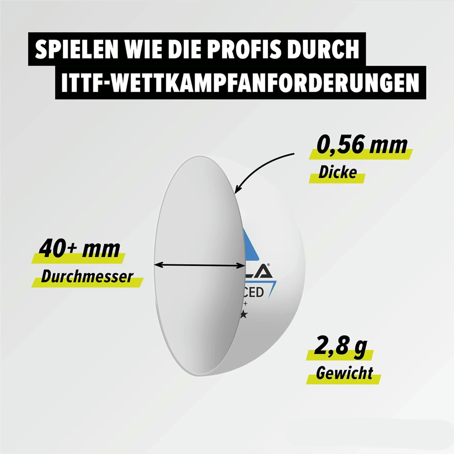 М'ячі для настільного тенісу Joola Advanced Training 40+ 24шт (44207)фото