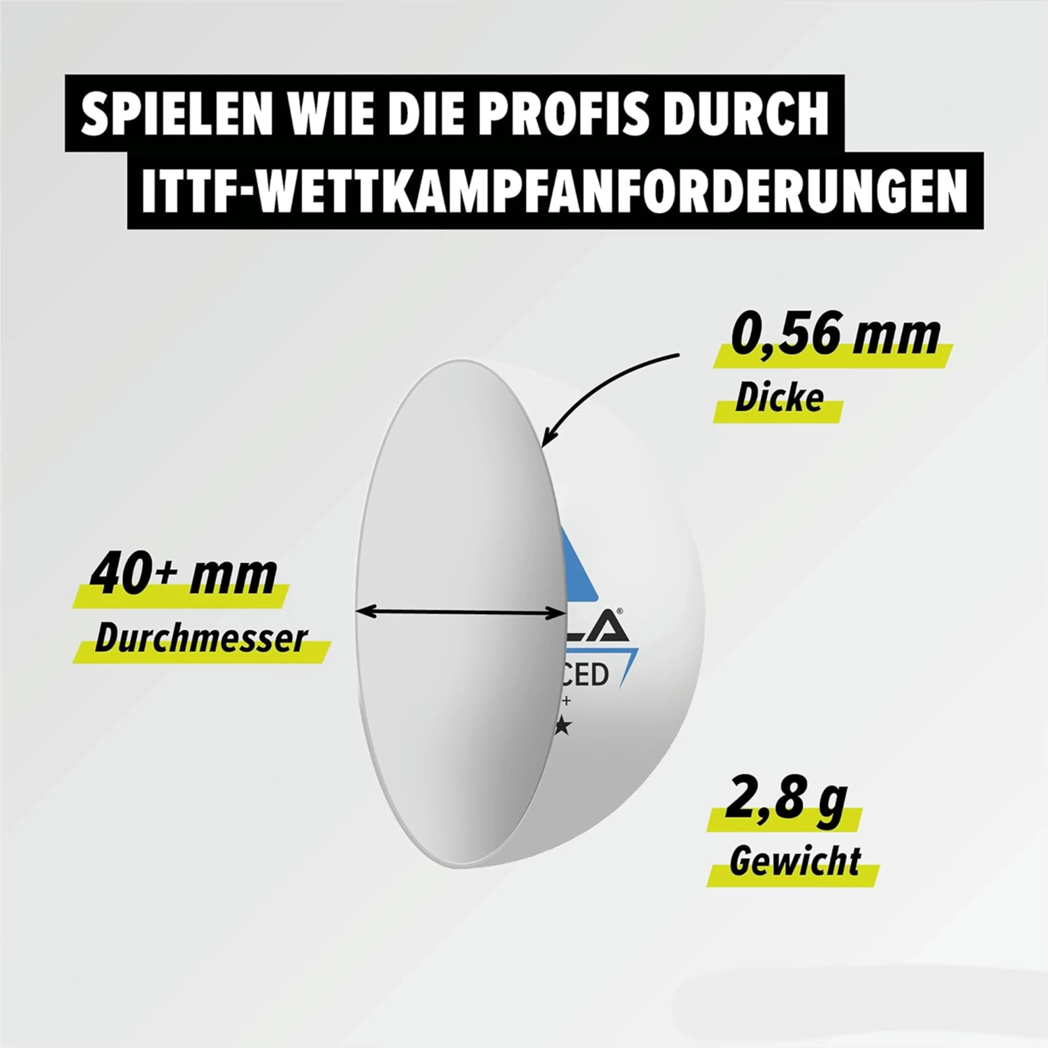 М'ячі для настільного тенісу Joola Outdoor ball 6шт (42181)фото