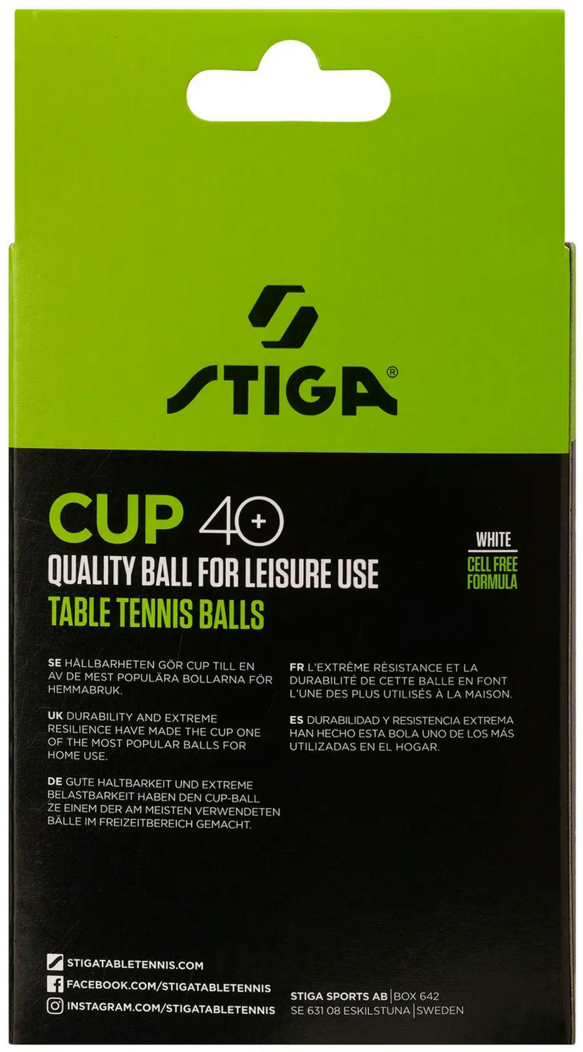 М'ячі для настільного тенісу Stiga Cup ABS 12шт (1110-2510-12)фото