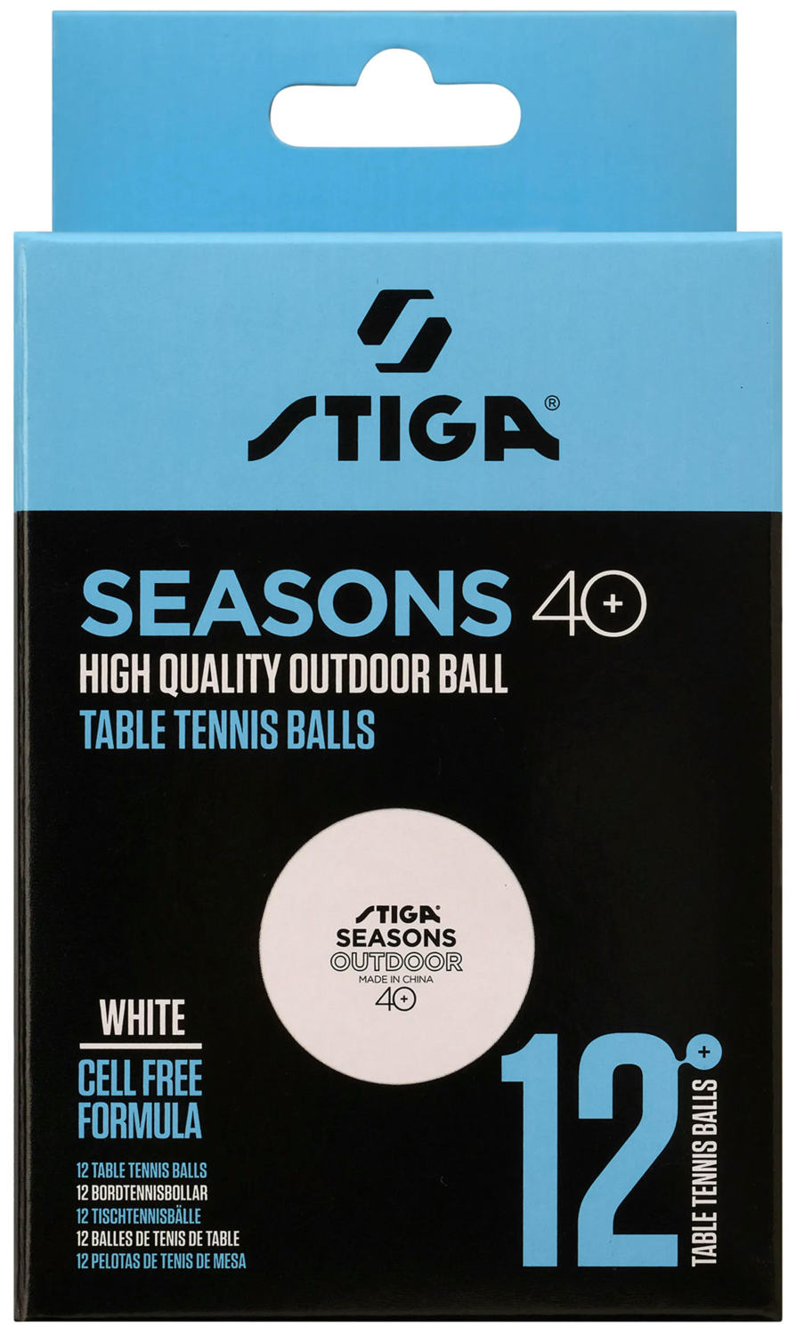 М'ячі для настільного тенісу Stiga Seasons, White 12шт (1110-2810-12)фото