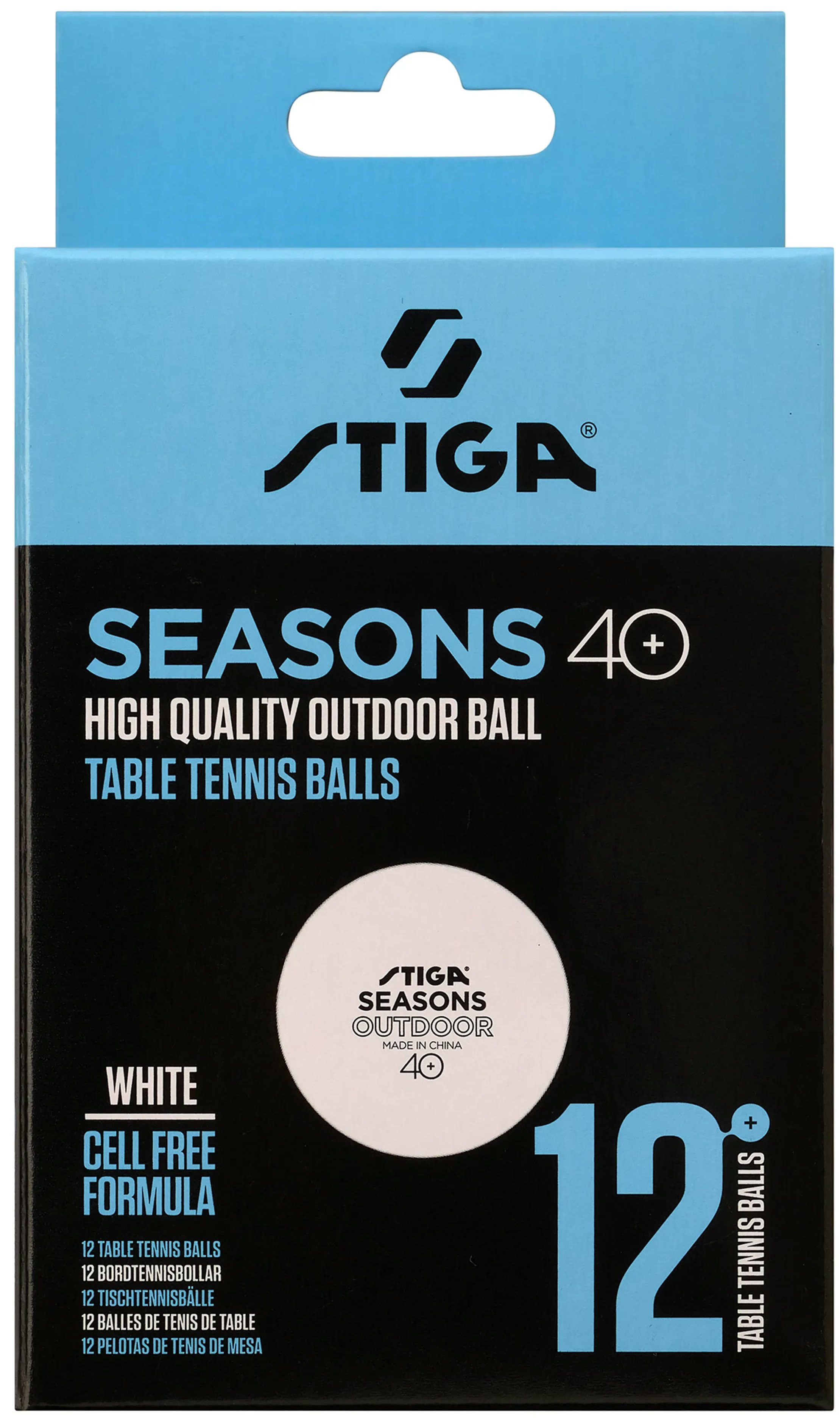 М'ячі для настільного тенісу Stiga Seasons, White 12шт (1110-2810-12)фото3