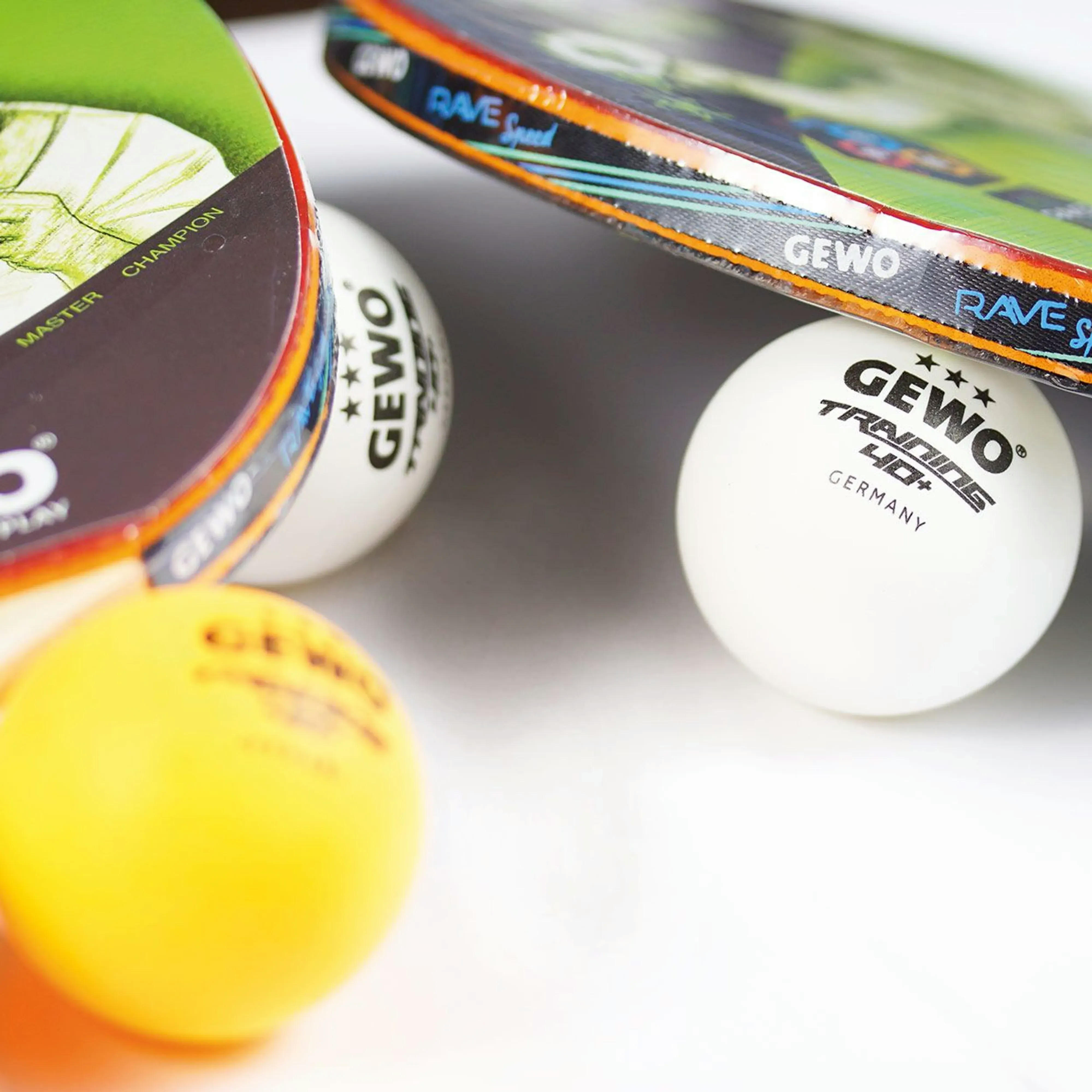 Набір для настільного тенісу Gewo Rave Speed 2 ракетки 3 м'ячика (86080000)фото