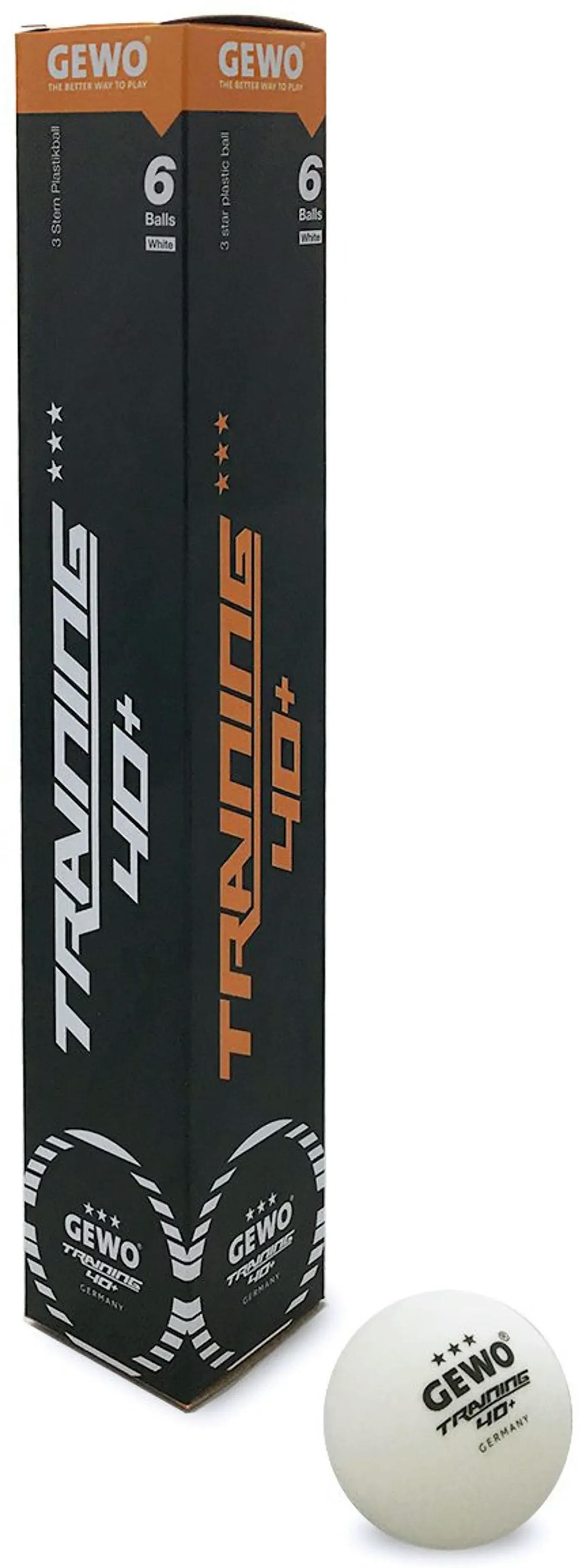 М'ячі для настільного тенісу Gewo Trainingsball 40+ 6шт (85921200)фото3