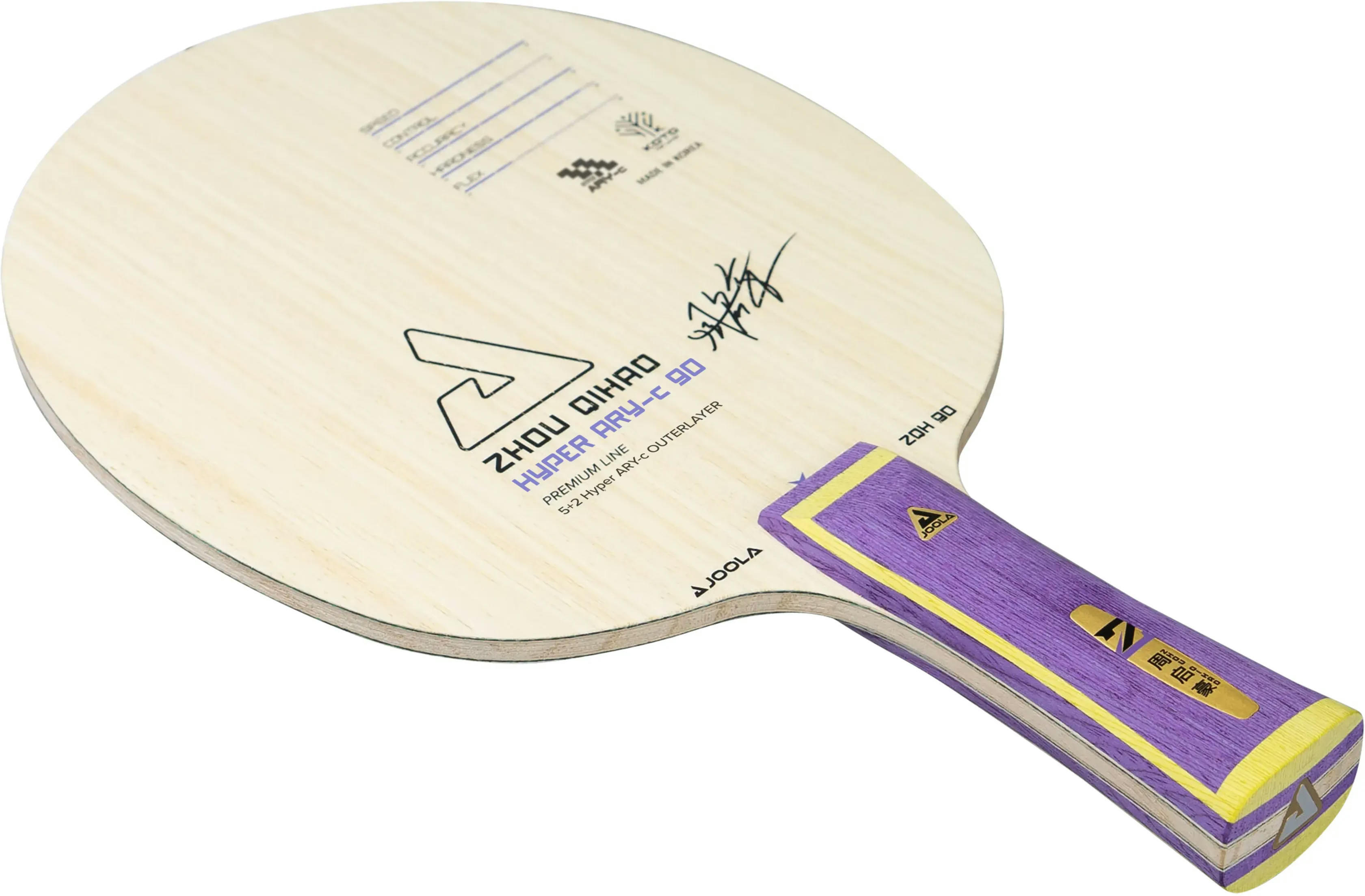 Основа для ракетки Joola Zhou Qihao Hyper ARY-c 90 FL (65030) фото 2