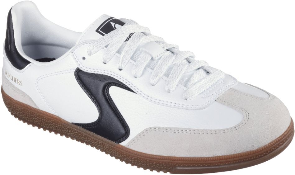 Кеды низкие женские Skechers Hotshot - Kickoff 185232 WBK 37 (7 US) белые фото 3