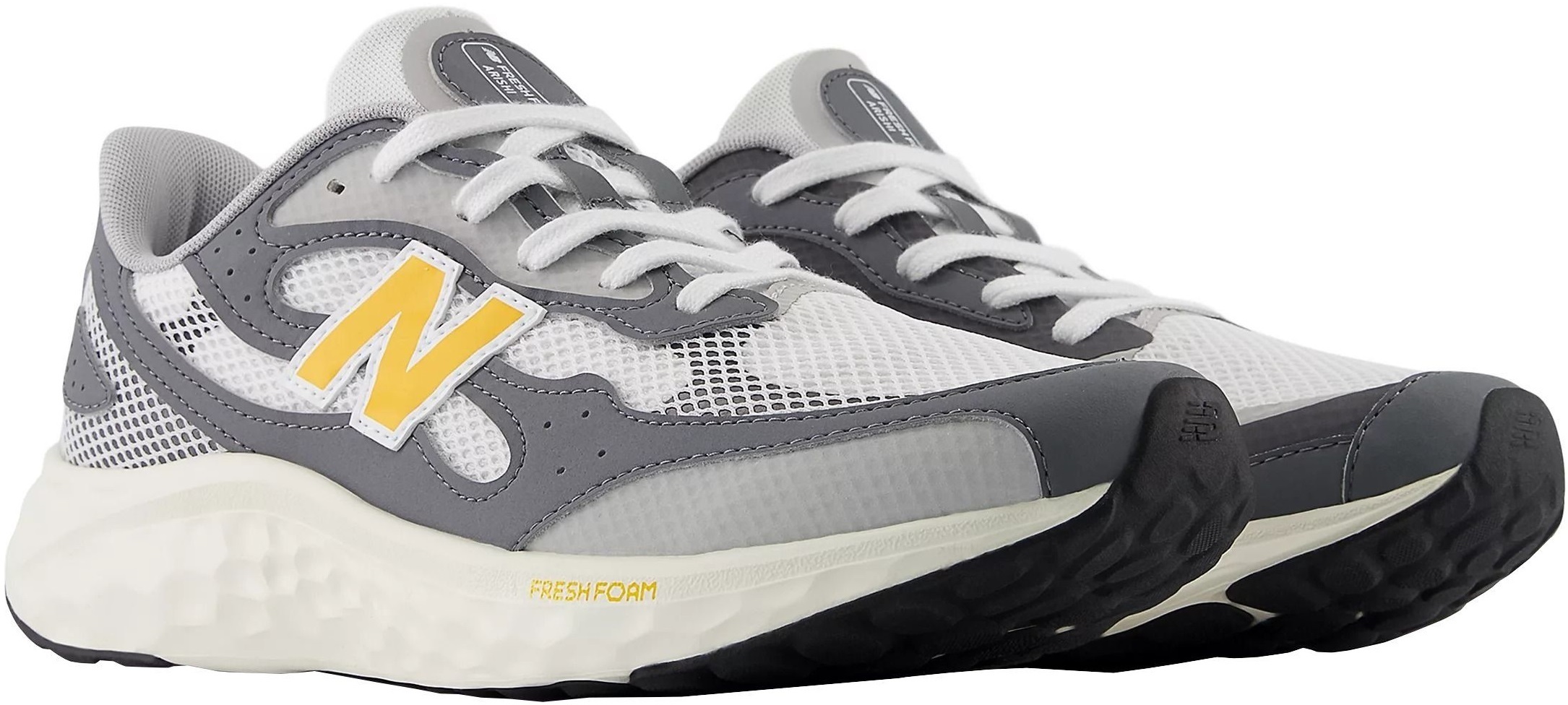 Кроссовки мужские New Balance Arishi V4 MARISTR4 41.5 (8 US) серо-желтые фото 3