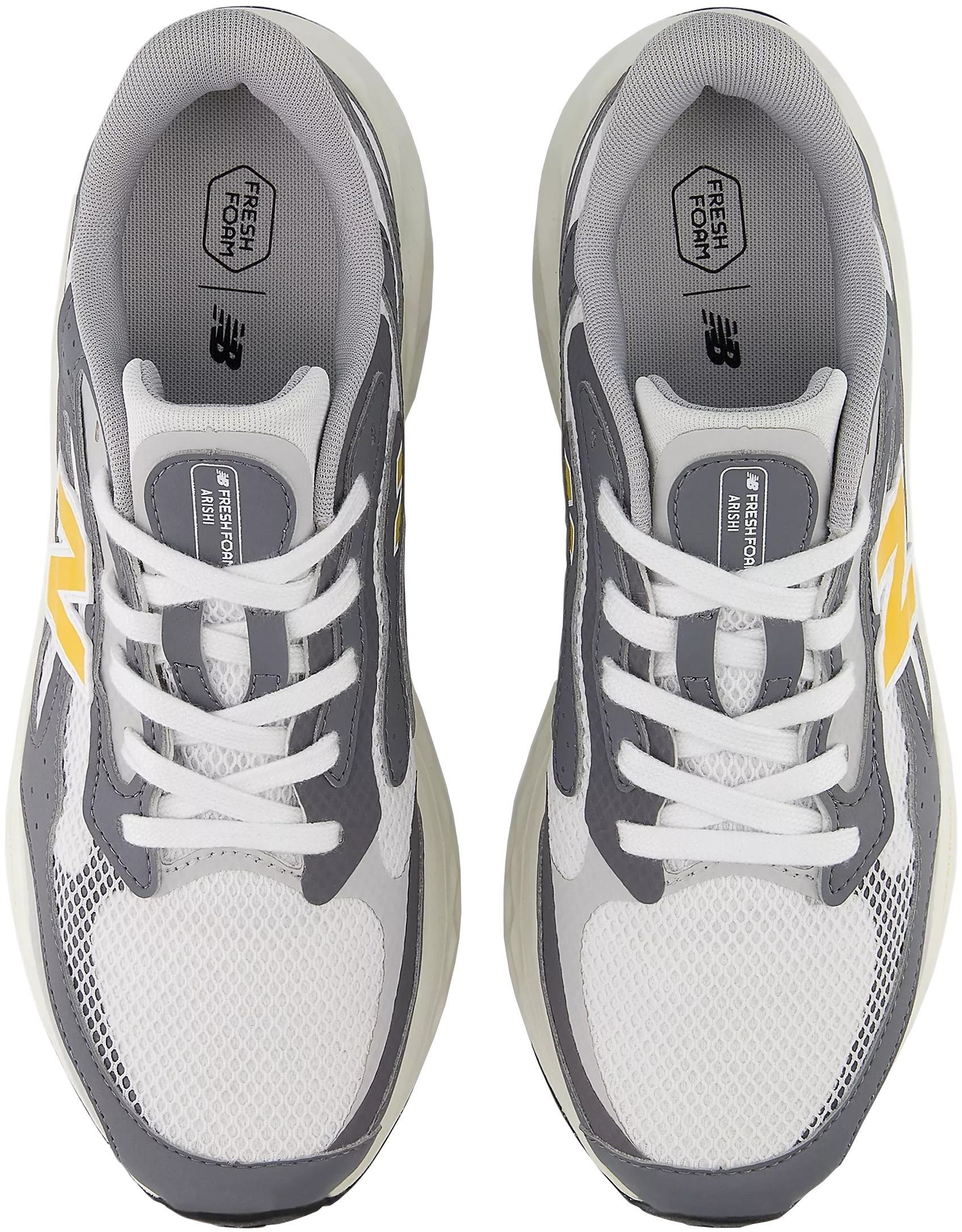 Кроссовки мужские New Balance Arishi V4 MARISTR4 41.5 (8 US) серо-желтые фото 4