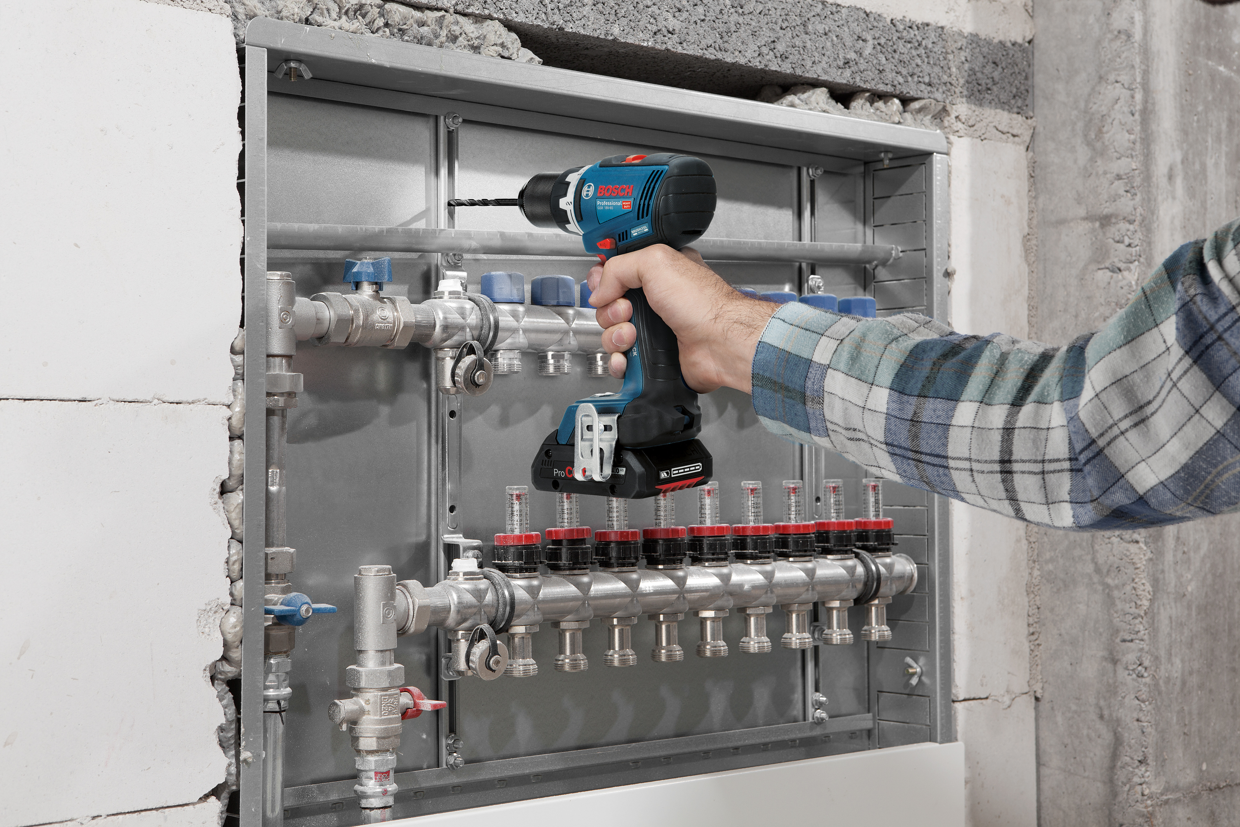 Шуруповерт-дрель аккумуляторная Bosch GSR 18V-65 18В (без АКБ и ЗУ), (0.601.9N3.200) фото 