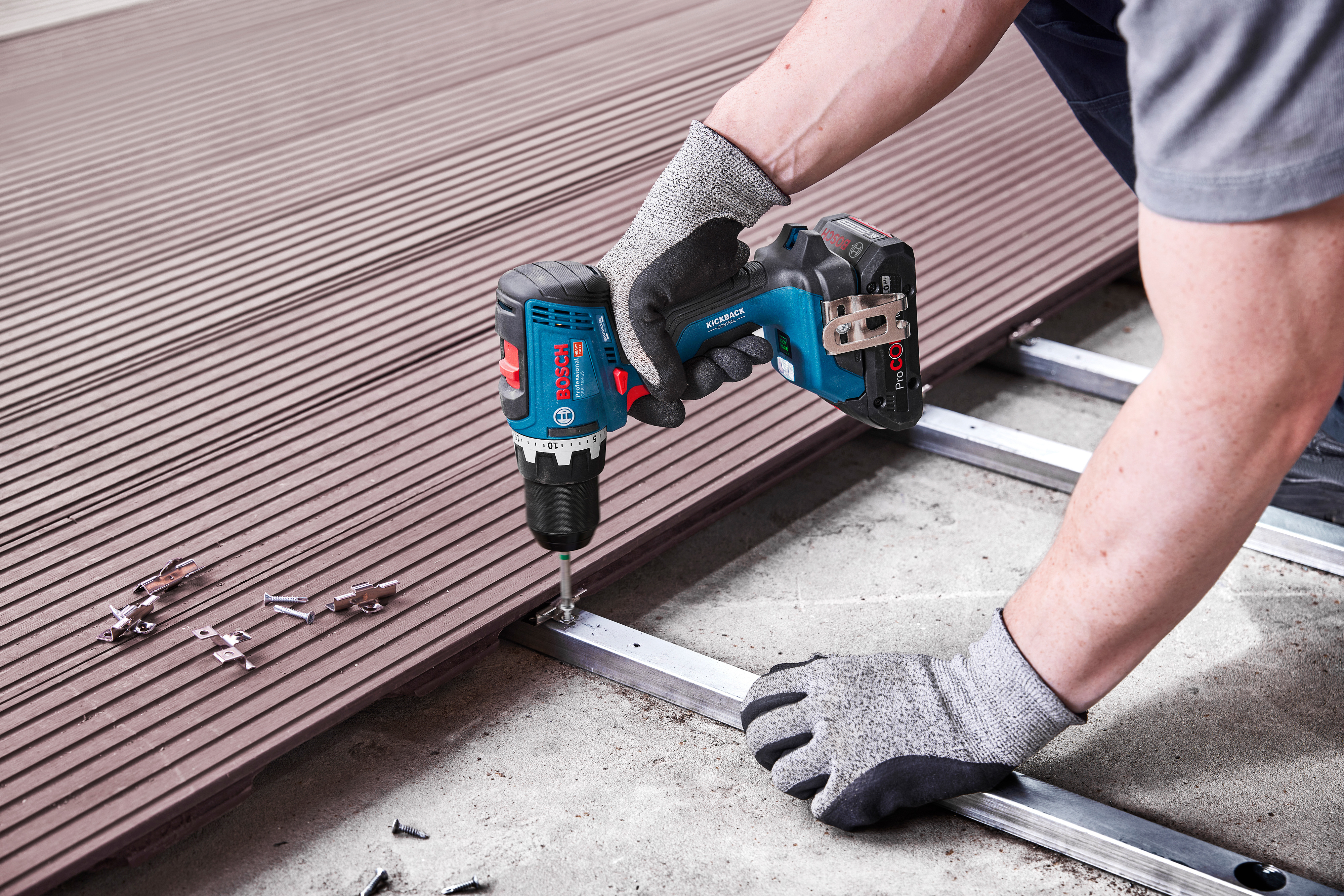 Шуруповерт-дрель аккумуляторная Bosch GSR 18V-65 18В (без АКБ и ЗУ), (0.601.9N3.200) фото 