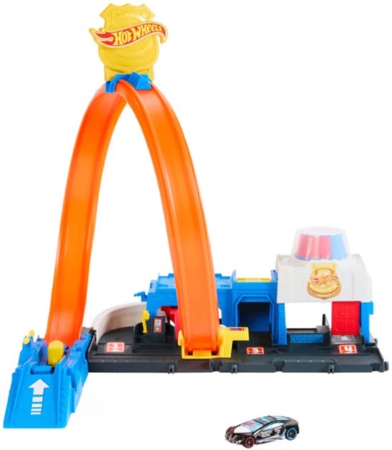 Игровой набор Hot Wheels "Суперполицейский участок" (JBM71) фото 2