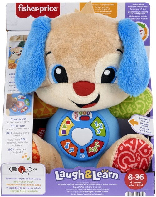 Розумне цуценя Fisher-Price з технологією Smart Stages (багатомовне) (JFD23)фото