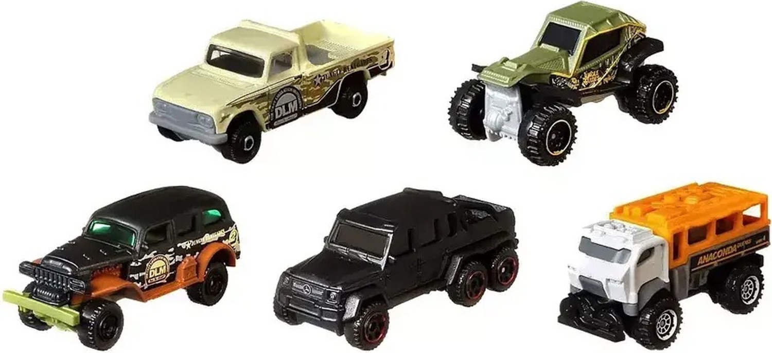 Подарочный набор Matchbox автомобилей новый (5 шт.) (C1817) фото