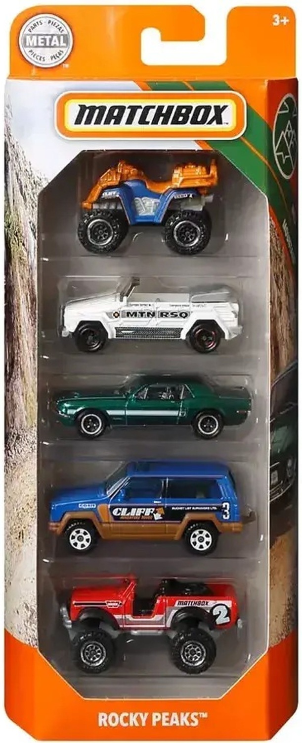 Подарочный набор Matchbox автомобилей новый (5 шт.) (C1817) фото