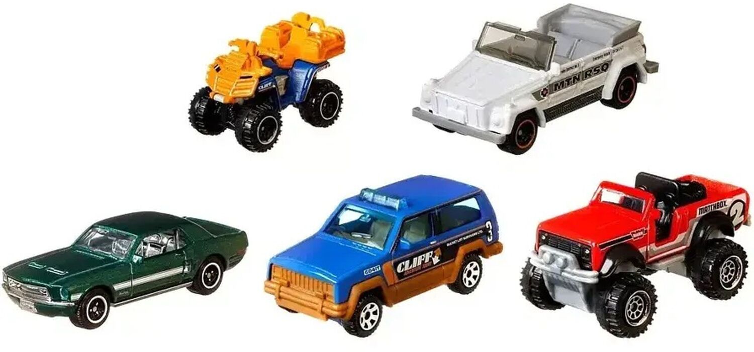 Подарочный набор Matchbox автомобилей новый (5 шт.) (C1817) фото