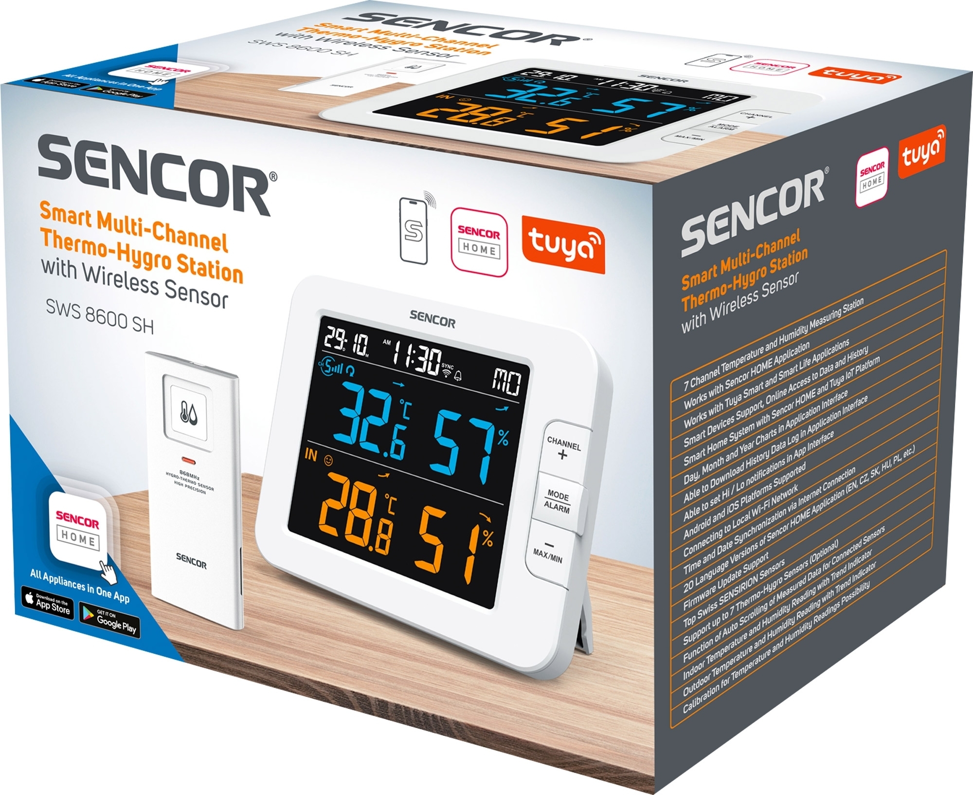 Метеостанція Sencor SWS8600SHфото