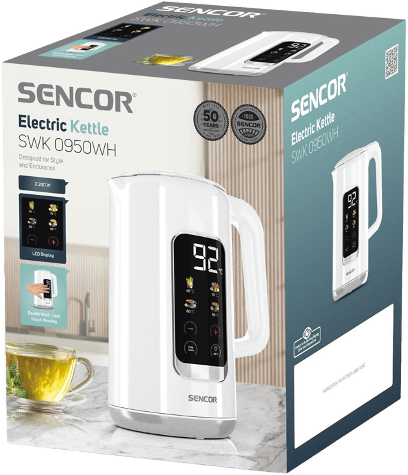 Электрочайник Sencor SWK0950WH фото 12