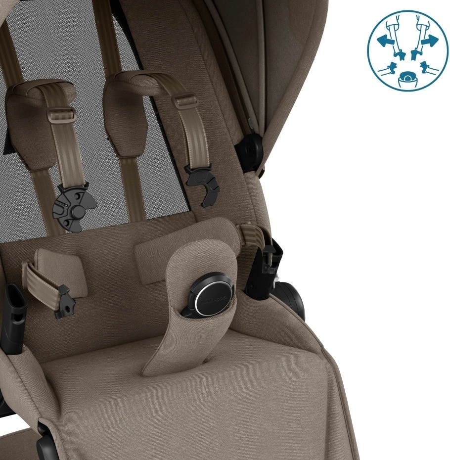 Коляска прогулянкова Maxi-Cosi Fame Twillic Truffle (1122470110)фото9