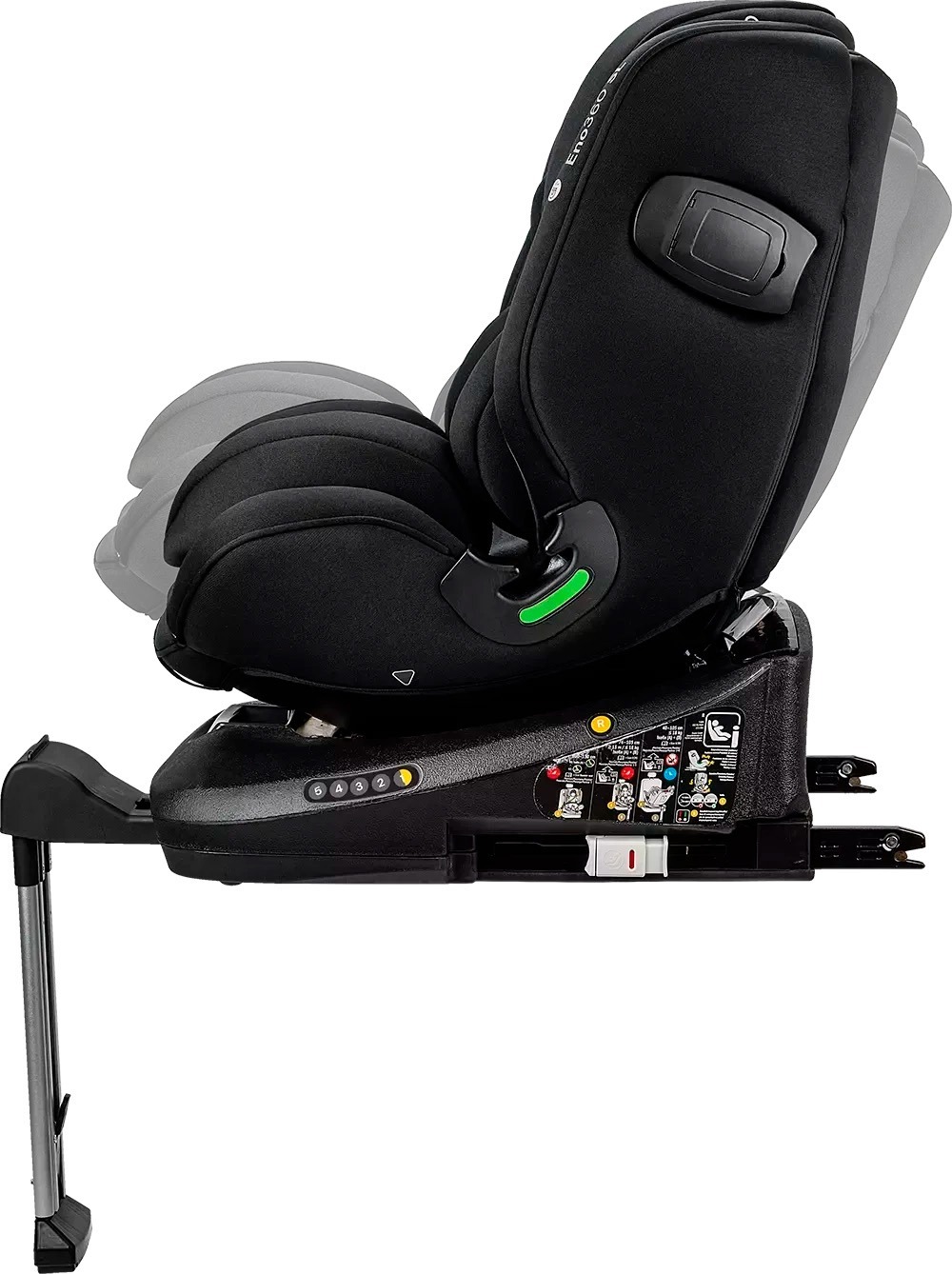 Автокресло Osann Eno360 SL i-Size All Black (ece108-292-243) фото 6