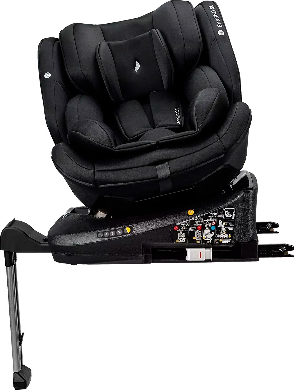 Автокресло Osann Eno360 SL i-Size All Black (ece108-292-243) фото 3