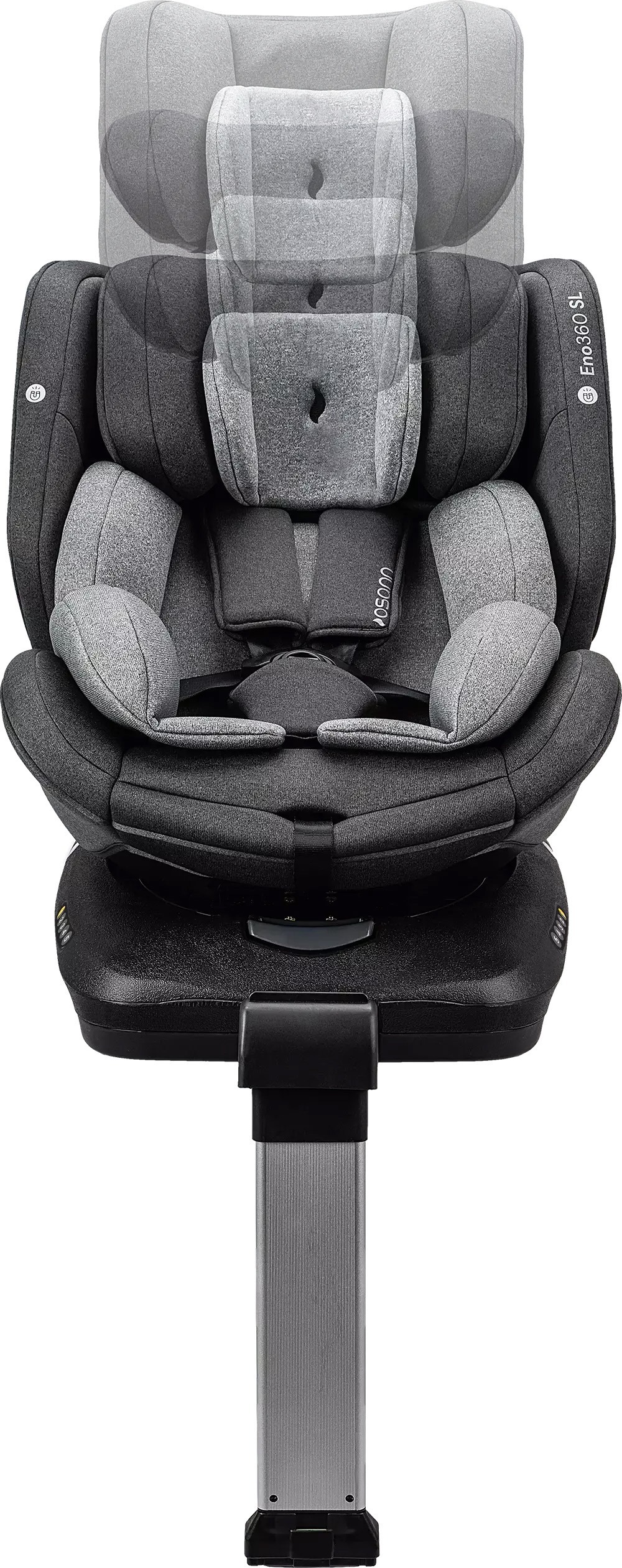 Автокресло Osann Eno360 SL i-Size Dark Grey Melange (ece108-292-279) фото 10