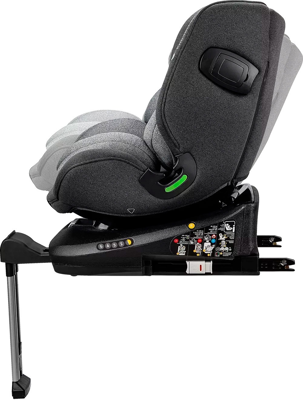 Автокресло Osann Eno360 SL i-Size Dark Grey Melange (ece108-292-279) фото 7