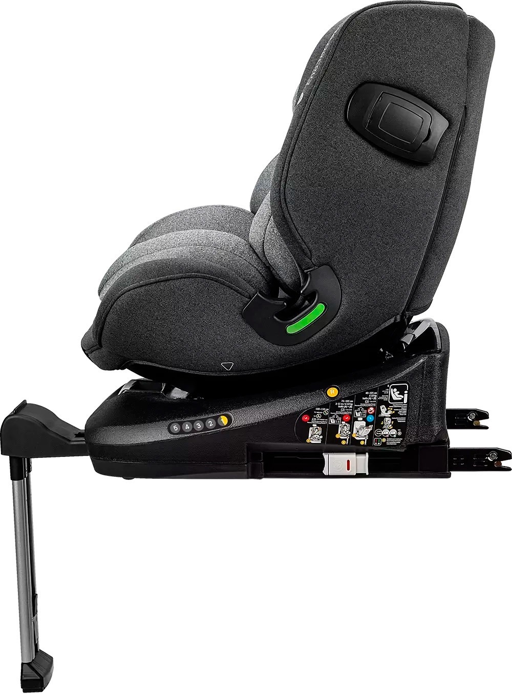 Автокресло Osann Eno360 SL i-Size Dark Grey Melange (ece108-292-279) фото 6