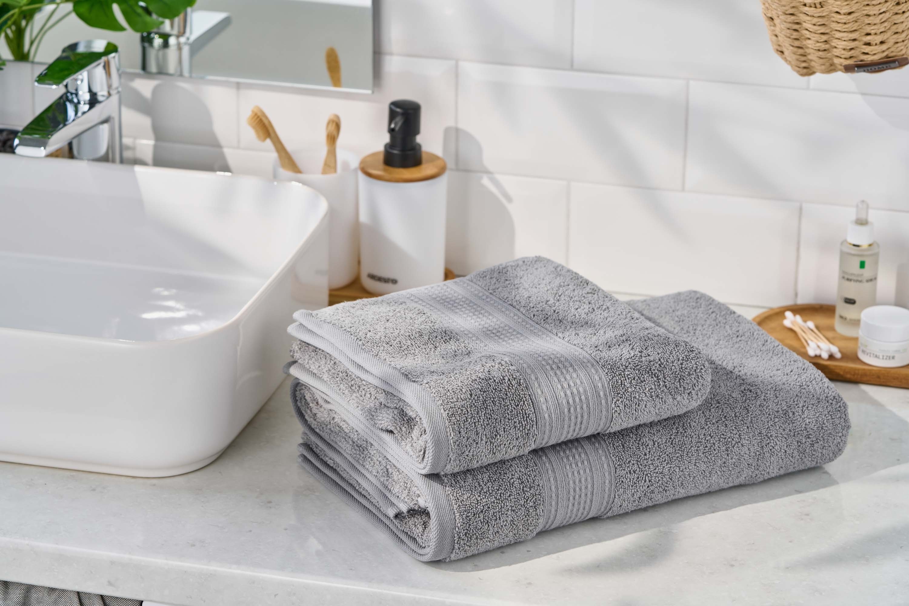 Полотенце махровое ARDESTO SuperSoft 70х140см, серый (ART2270SLP) фото 7