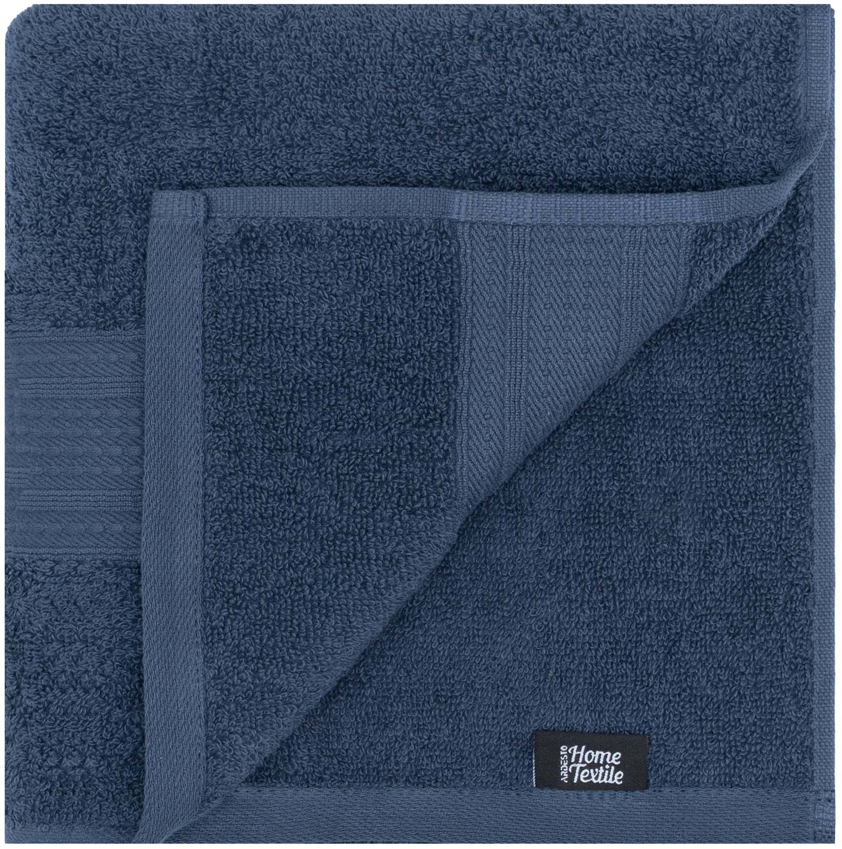 Полотенце махровое ARDESTO SuperSoft 50х90см, синий (ART2250DBP) фото 3