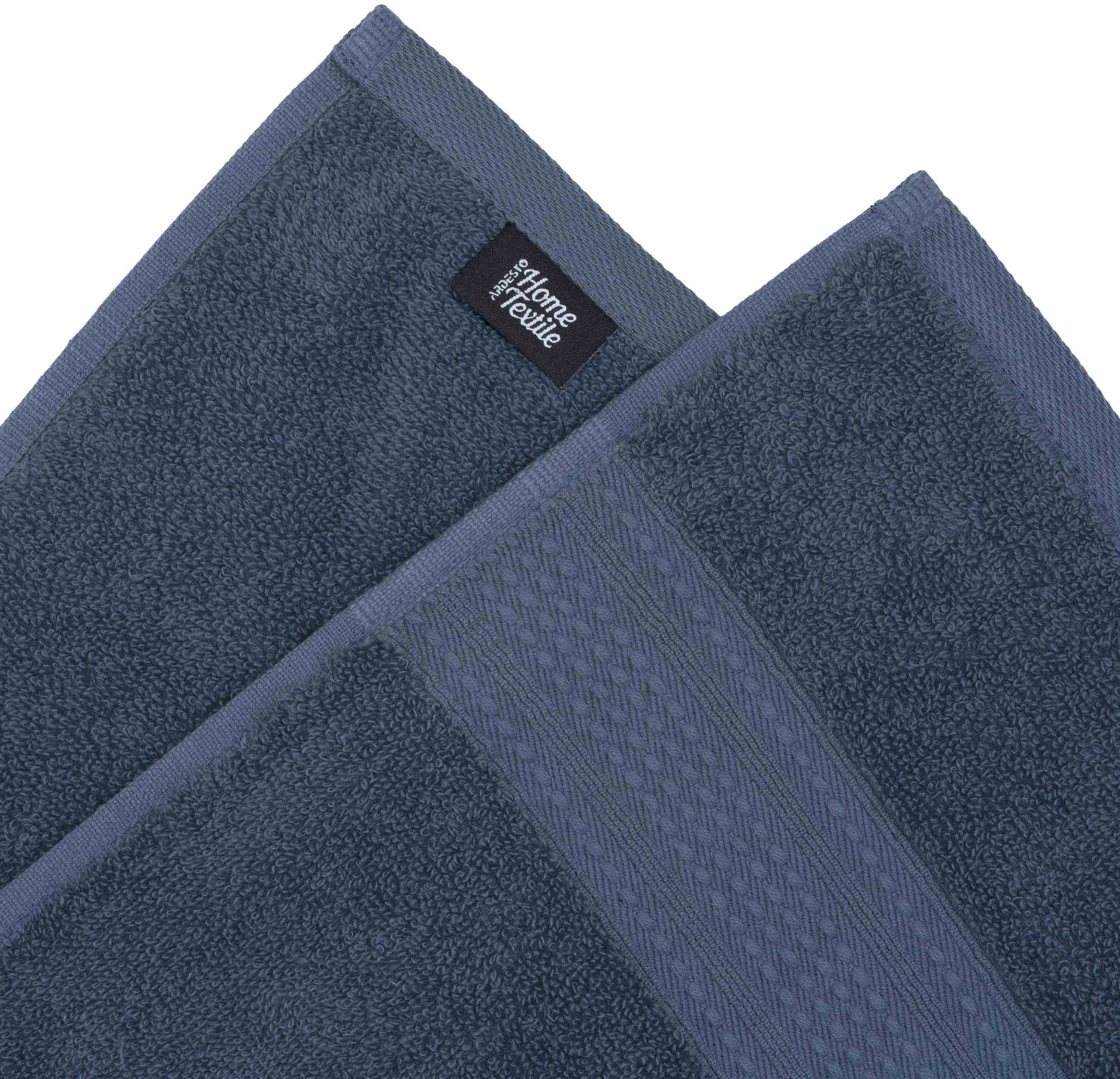 Полотенце махровое ARDESTO SuperSoft 50х90см, синий (ART2250DBP) фото 4