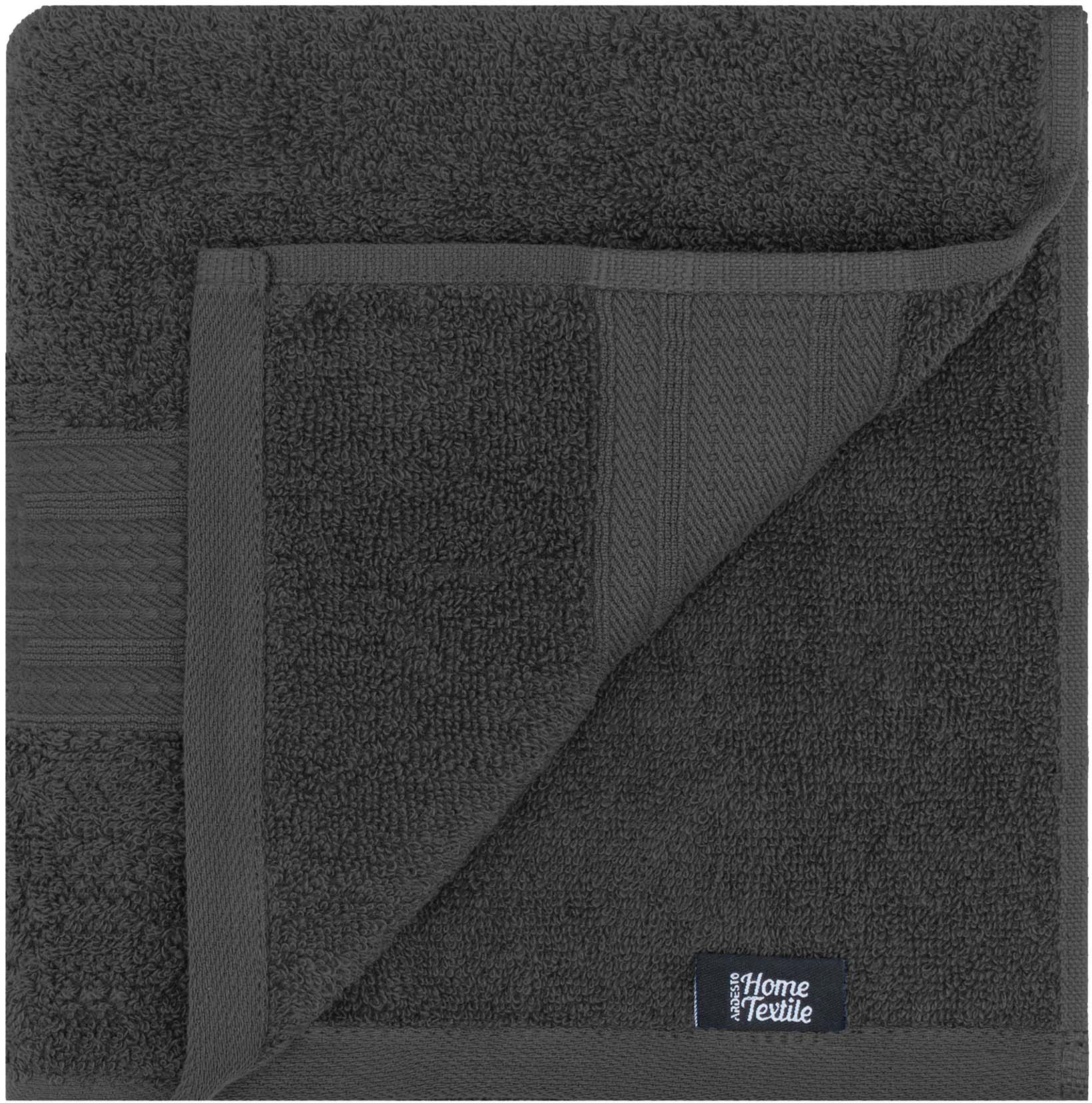 Полотенце махровое ARDESTO SuperSoft 50х90см, темный серый (ART2250MCP) фото 3