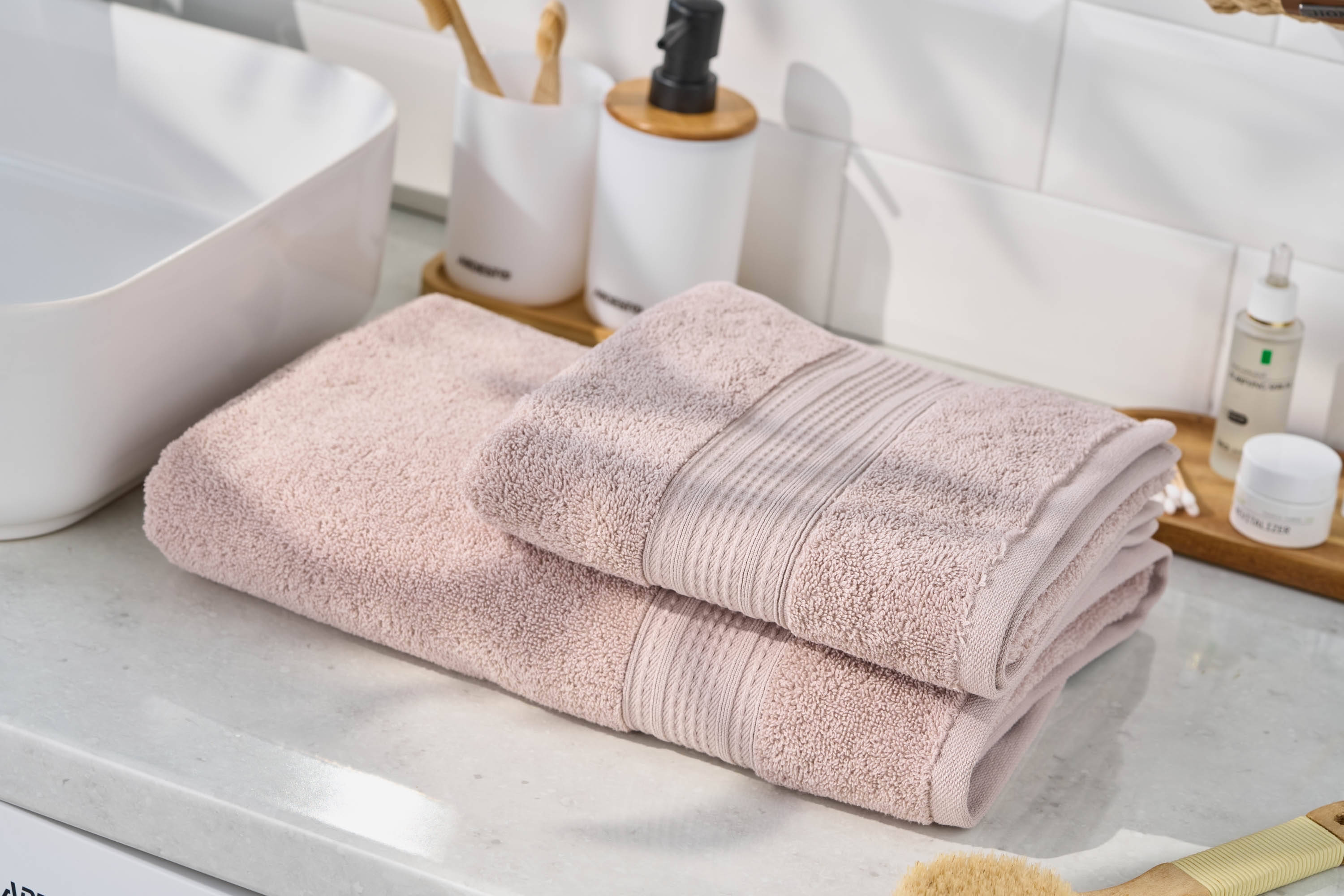 Полотенце махровое ARDESTO SuperSoft 70х140см, бежевый (ART2270NSP) фото 6