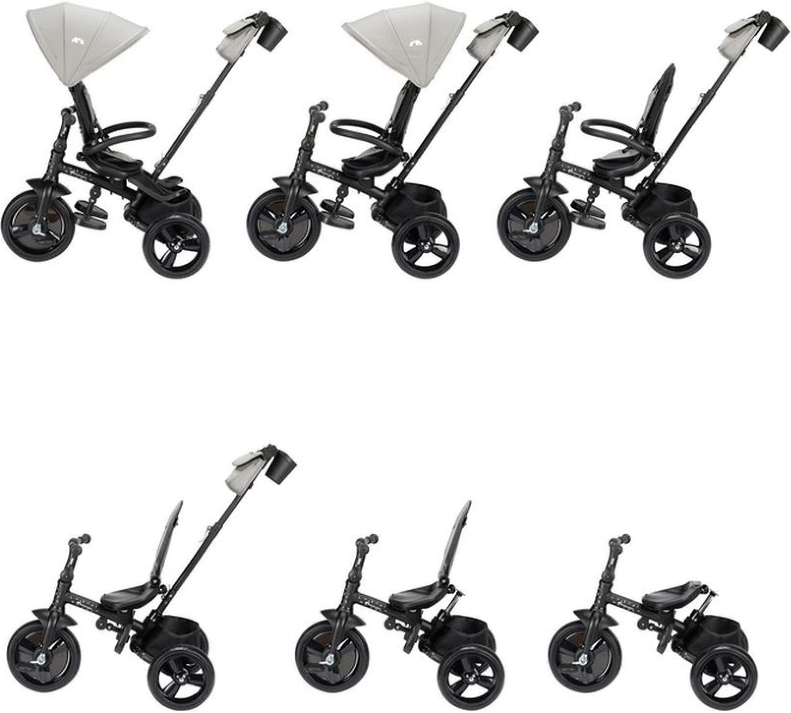 Дитячий триколісний велосипед Bebe Confort Windy Tinted Grey (1144077210)фото