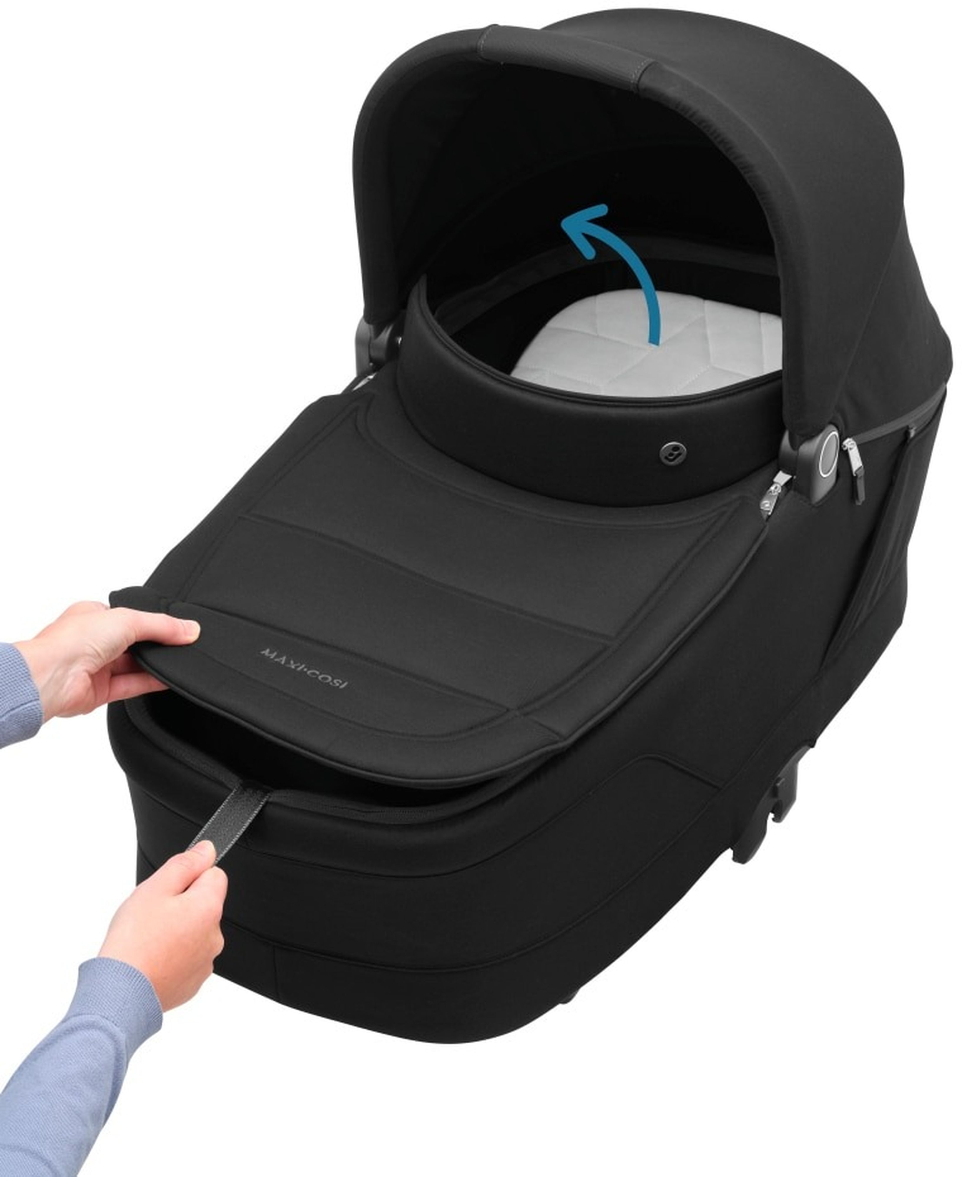 Люлька к коляске Maxi-Cosi Sense Twillic Black (1522390110) фото 6