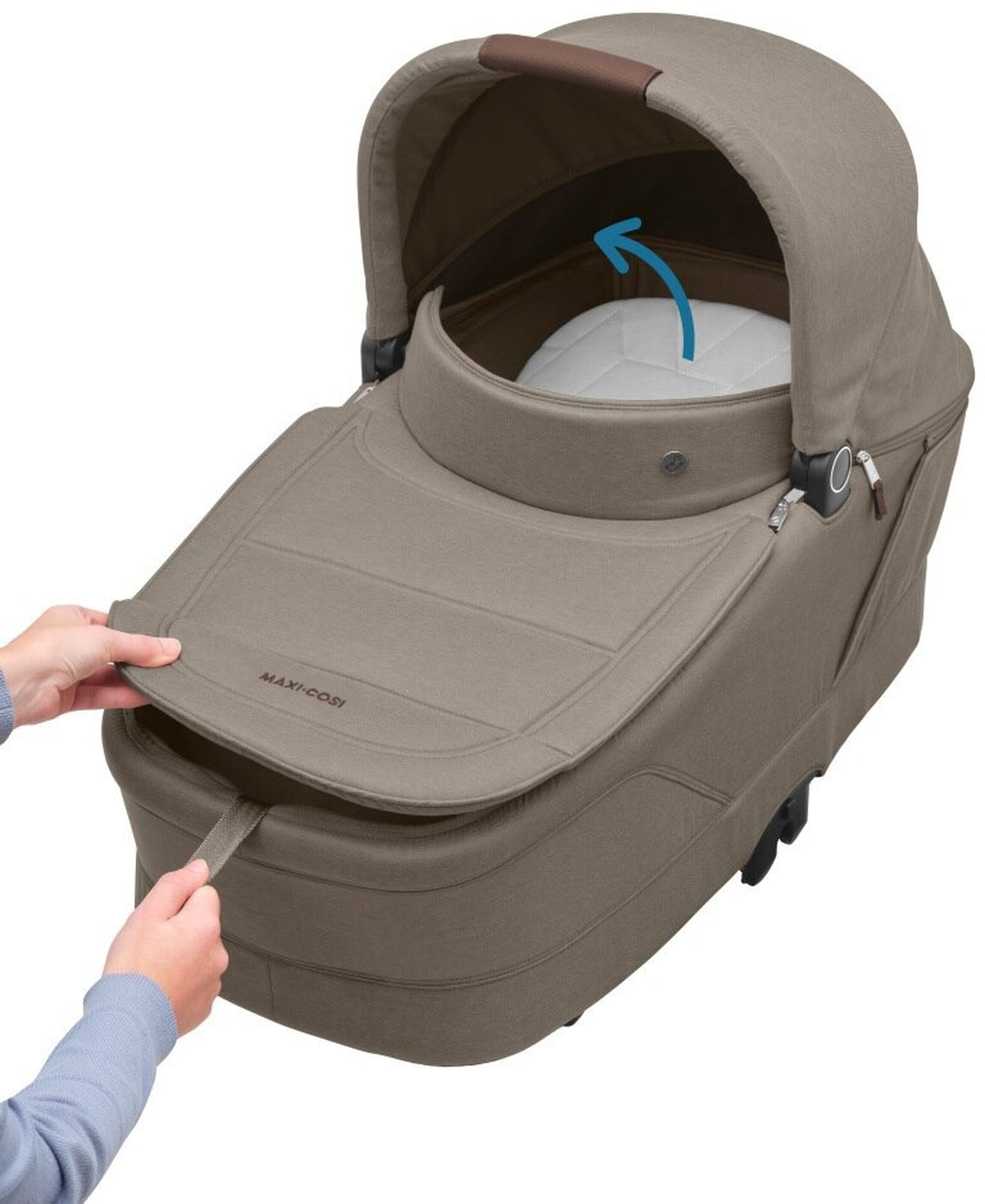 Люлька к коляске Maxi-Cosi Sense Twillic Truffle (1522470110) фото 6