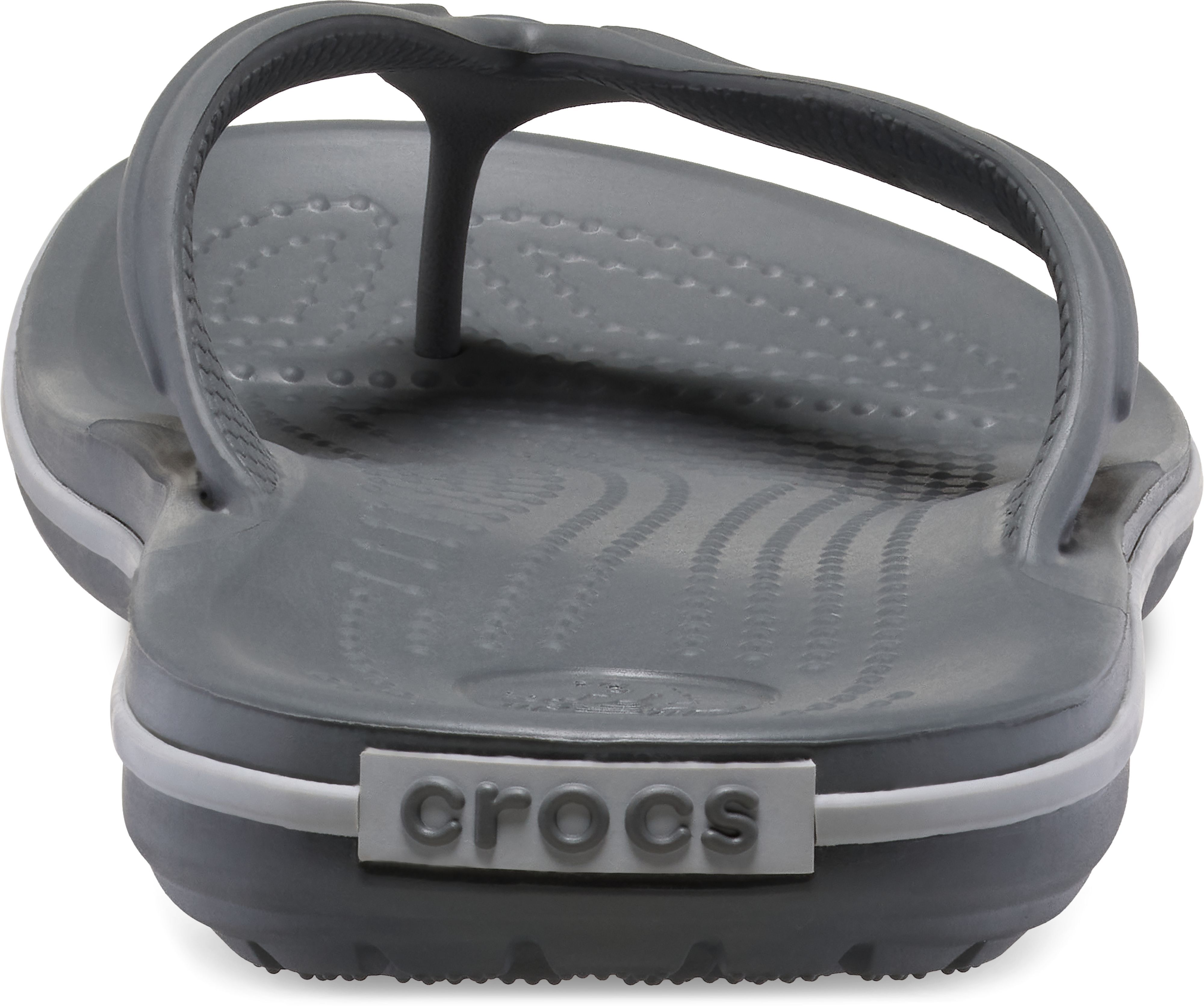 Вєтнамки Crocs Crocband Flip 198445100703 43-44 сірі фото6