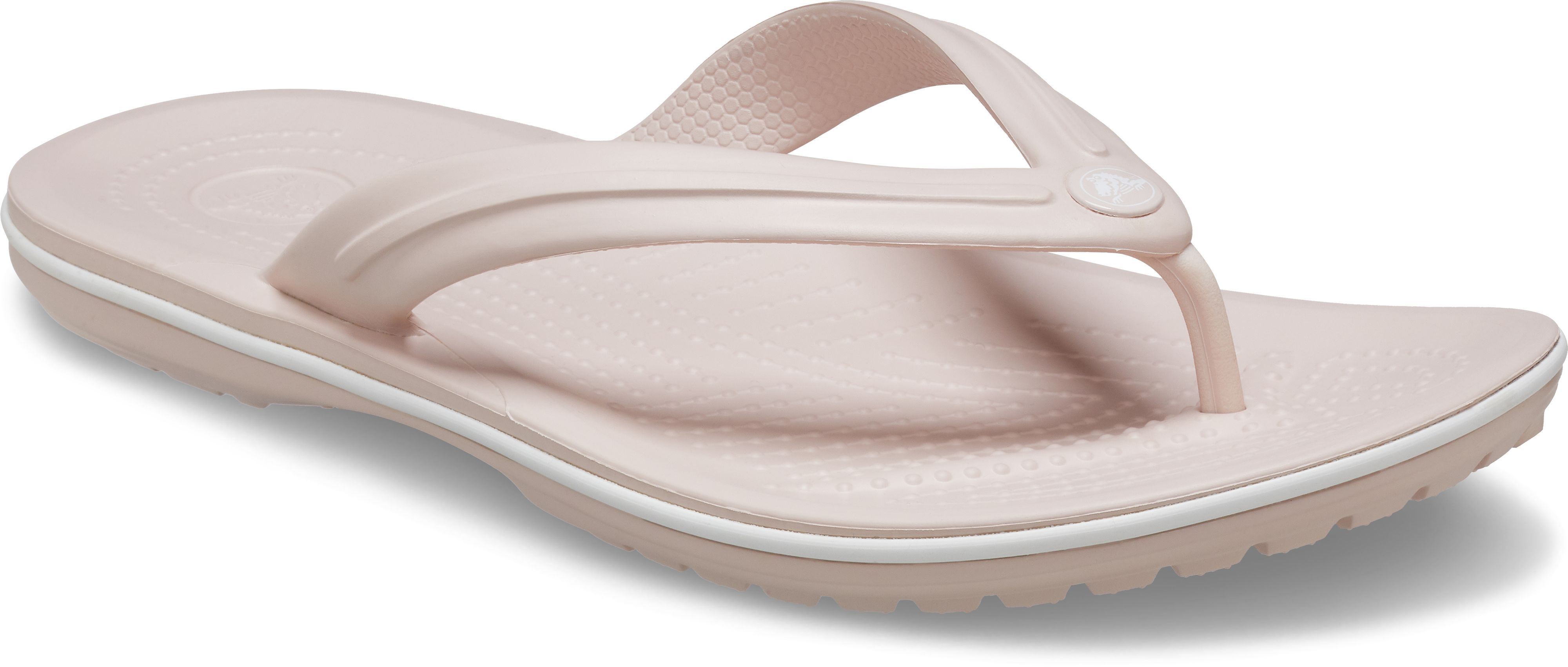 Вьетнамки женские Crocs Crocband Flip 11033-6UR 36-37 (M4/W6 US) розовые фото 2