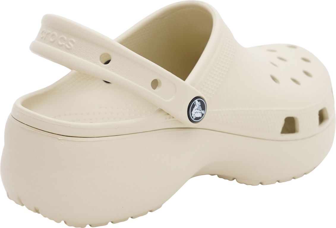 Кроксы Crocs Classic Platform Clog 206750-2Y2 38 (W7 US US) бежевые фото 