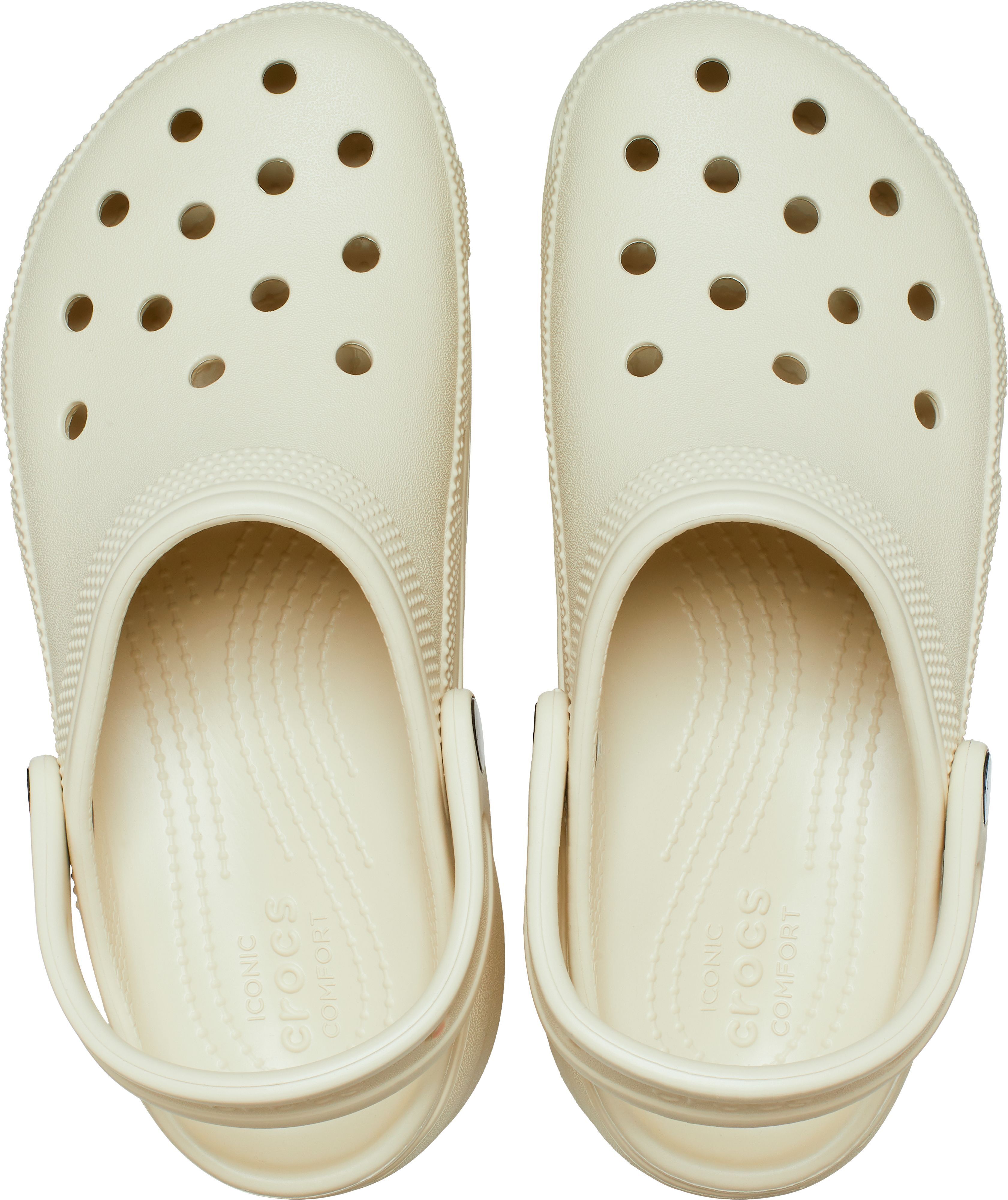Кроксы Crocs Classic Platform Clog 206750-2Y2 38 (W7 US US) бежевые фото 