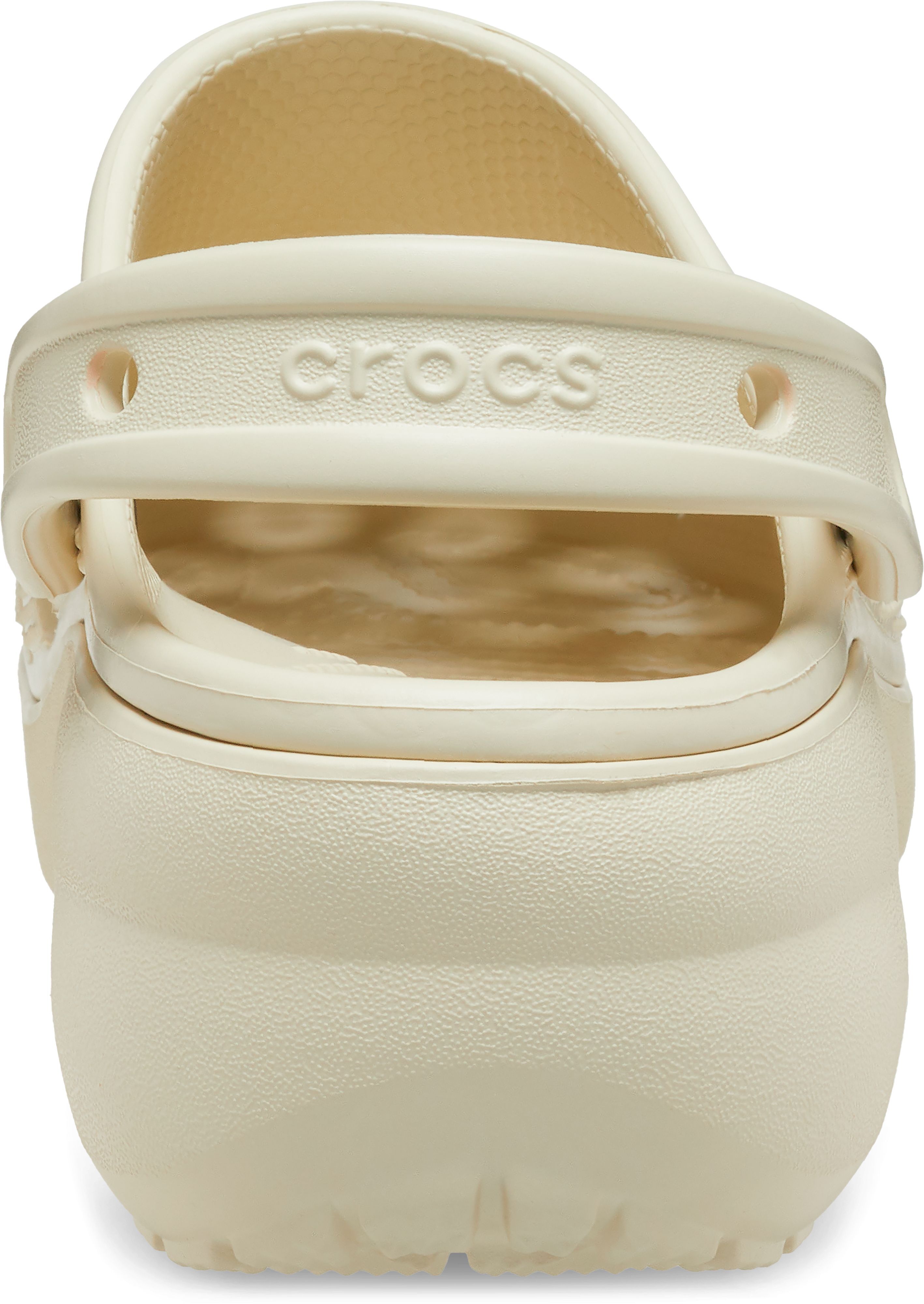 Кроксы Crocs Classic Platform Clog 206750-2Y2 39 (W8 US US) бежевые фото 