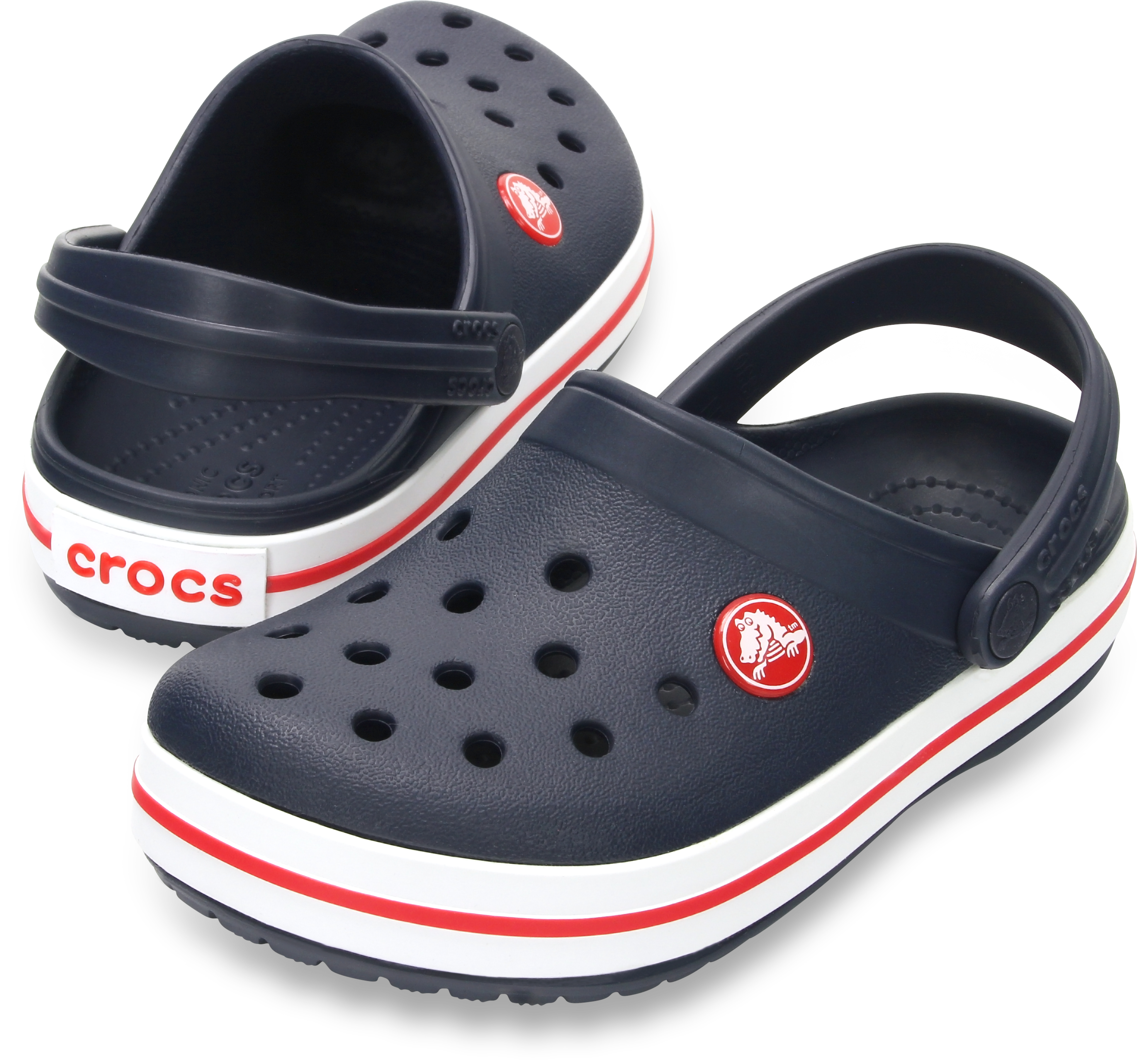 Кроксы Crocs Crocband Clog 207006-485 33-34 (J2 US) синие фото 