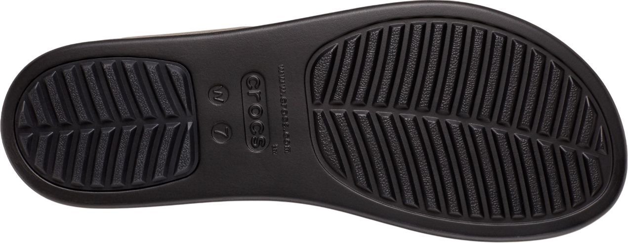 Шлёпанцы женские Crocs Brooklyn Buckle Low Wedge 207431-001 36-37 (W6 US) черные фото 6