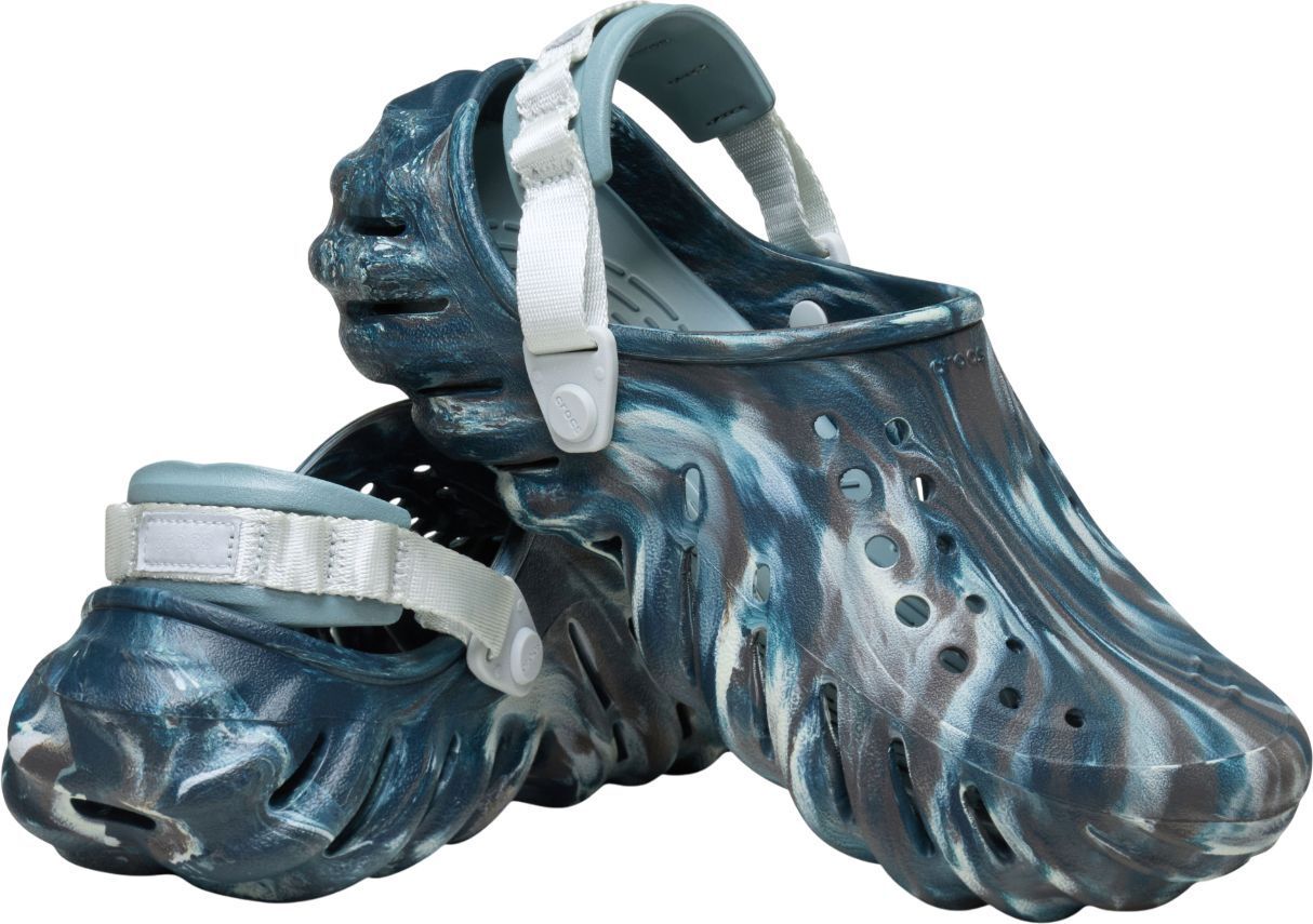 Кроксы мужские Crocs Echo Marbled Clog BlS/Mlt 208454-0LE 45 (M11 US) темно-синие фото 