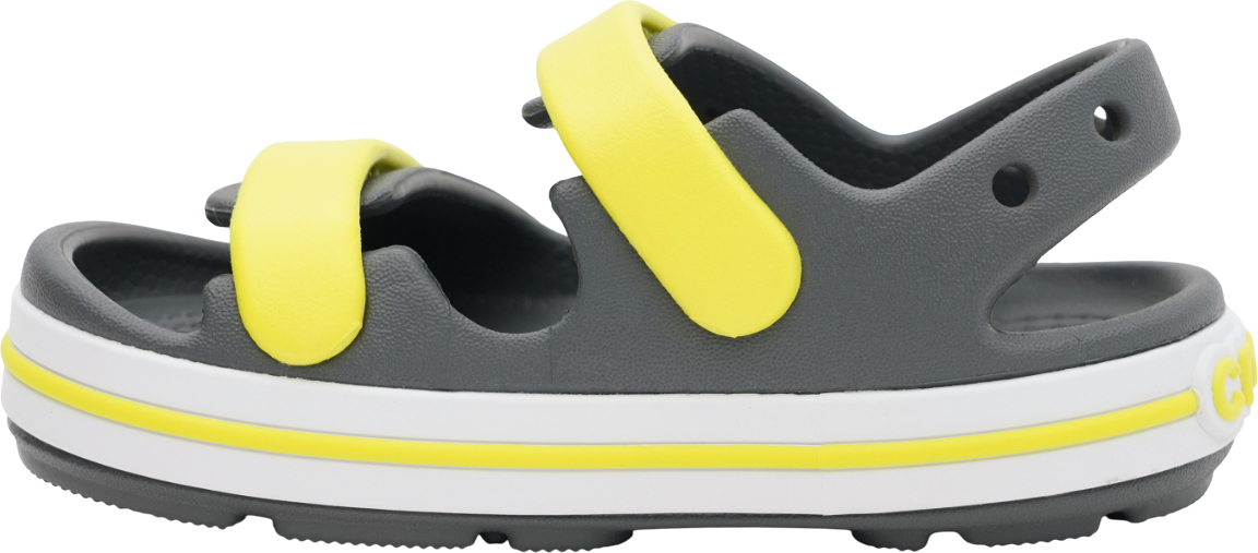 Сандали детские Crocs Crocband Cruiser Sandal 209424-1NJ 23-24 серые фото 2