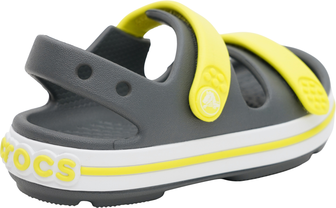 Сандали детские Crocs Crocband Cruiser Sandal 209424-1NJ 23-24 серые фото 3